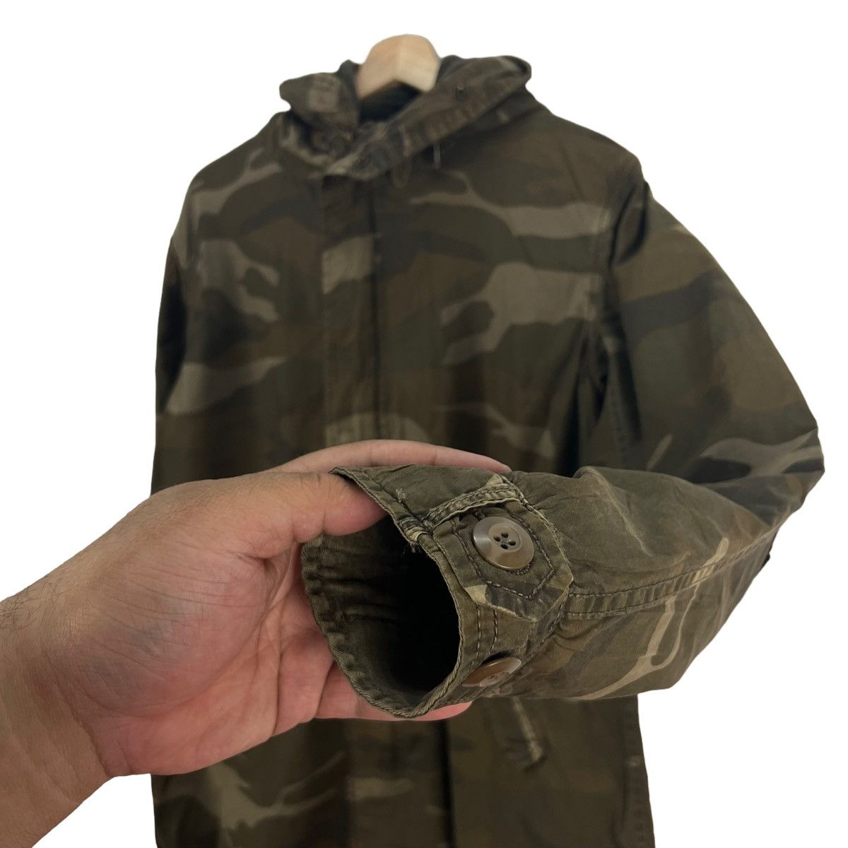 Vintage VINTAGE CAMO PARKA FISH TAIL JACKET MILITARY WEAR Size M / US 6-8 / IT 42-44 - 6 Thumbnail