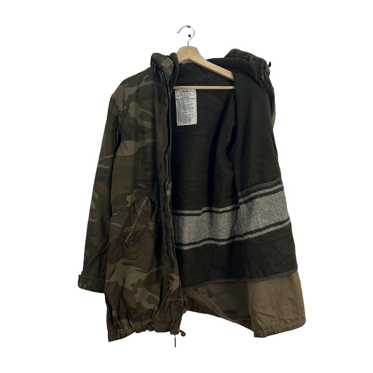 Vintage VINTAGE CAMO PARKA FISH TAIL JACKET MILITARY WEAR Size M / US 6-8 / IT 42-44 - 10 Thumbnail