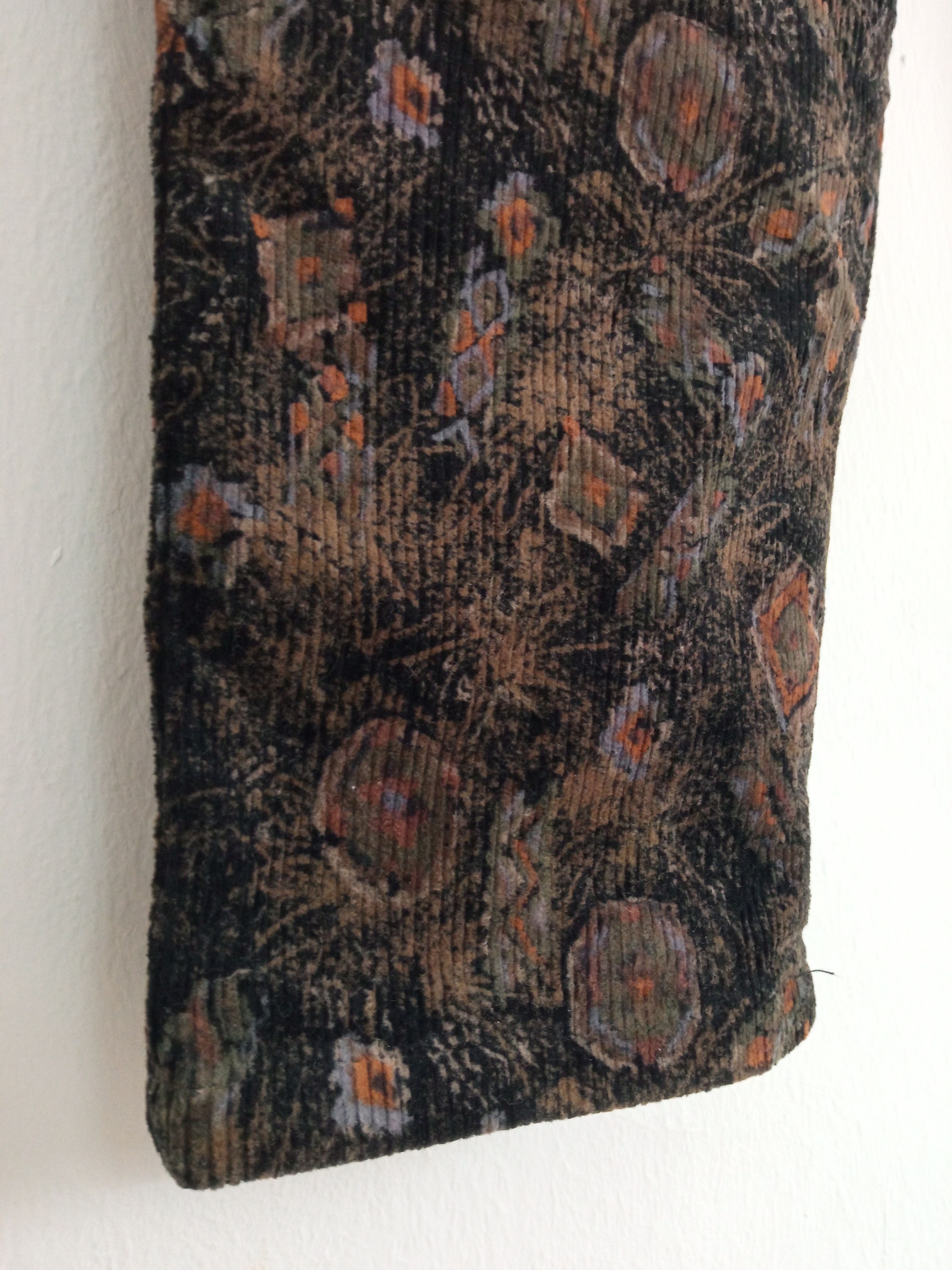 Japanese Brand × Vintage 🔥🔥Vintage Japanese Brand Full Print Artwork Courdroy Pants Size US 30 / EU 46 - 10 Thumbnail