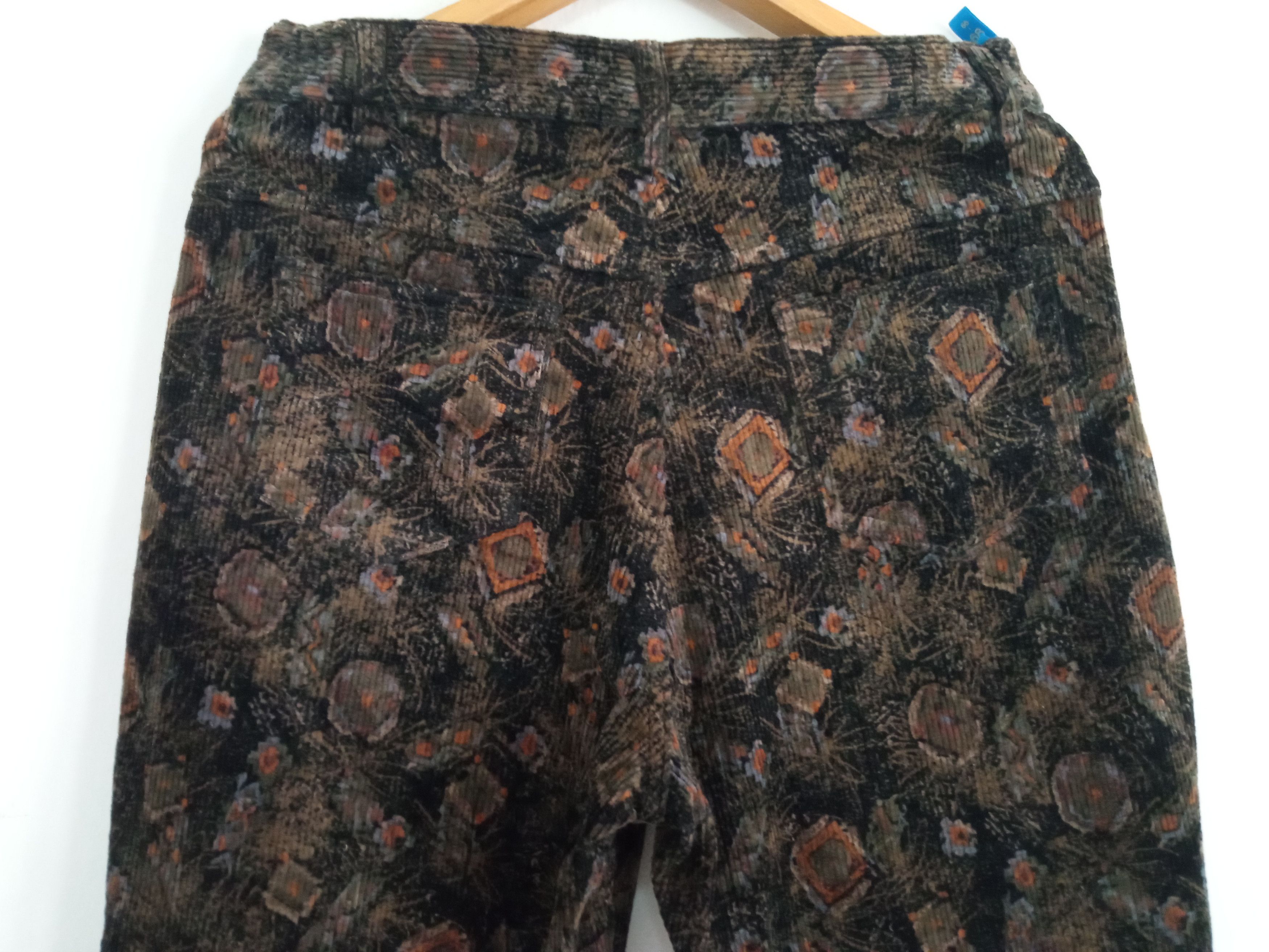 Japanese Brand × Vintage 🔥🔥Vintage Japanese Brand Full Print Artwork Courdroy Pants Size US 30 / EU 46 - 14 Thumbnail