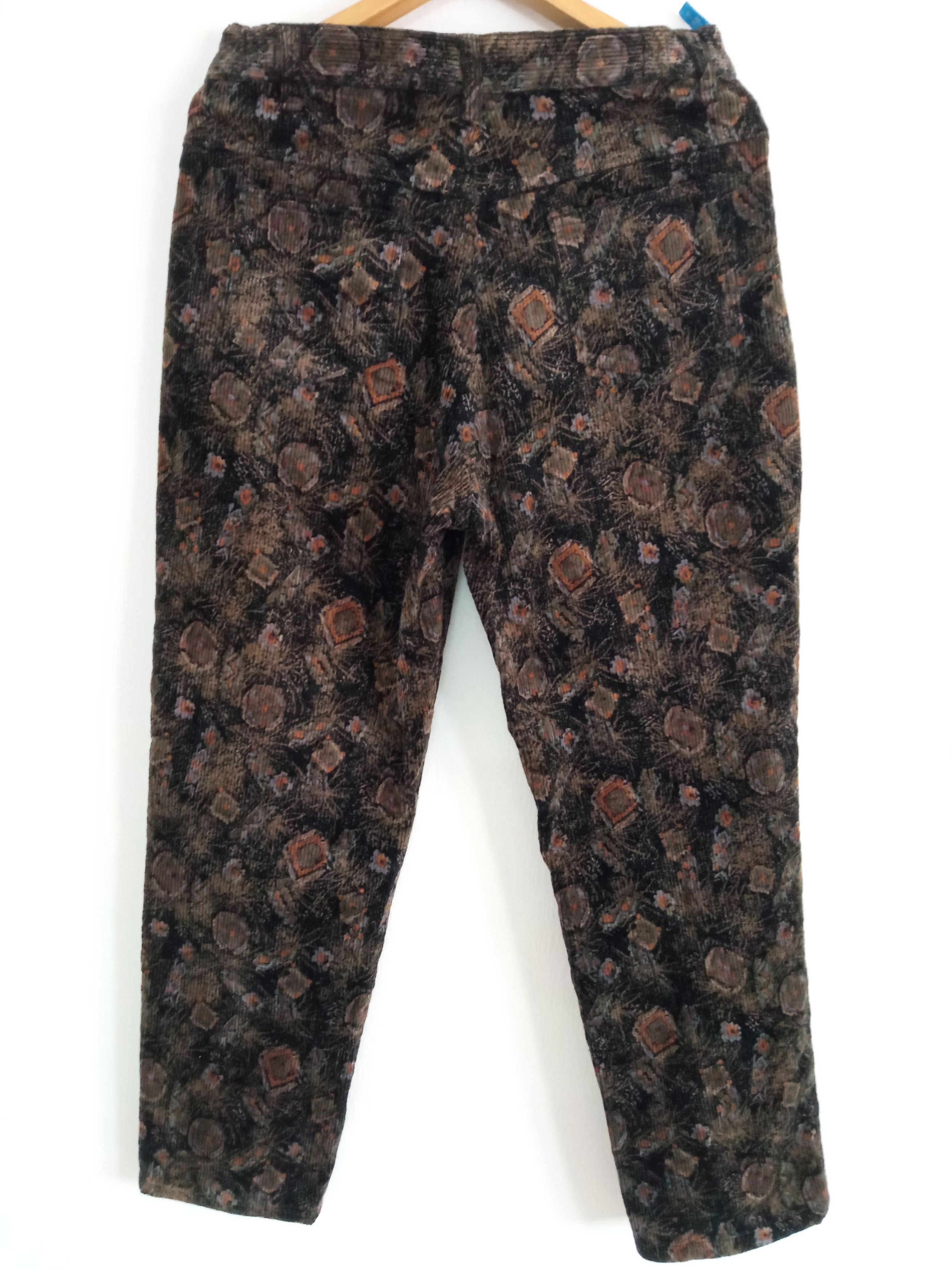 Japanese Brand × Vintage 🔥🔥Vintage Japanese Brand Full Print Artwork Courdroy Pants Size US 30 / EU 46 - 13 Thumbnail