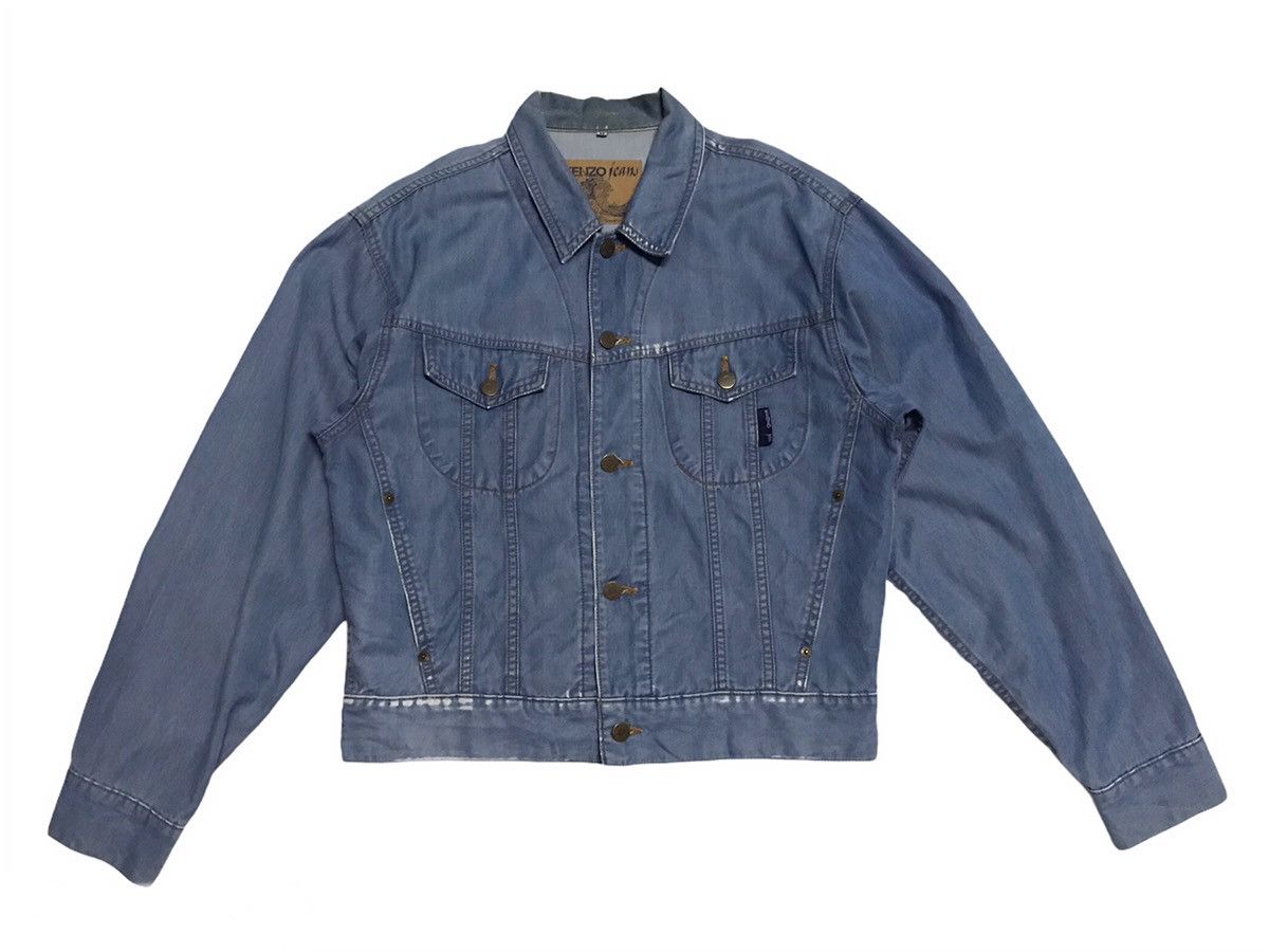 Kenzo Kenzo Jeans Jacket Made in Japan Size US M / EU 48-50 / 2 - 1 Thumbnail