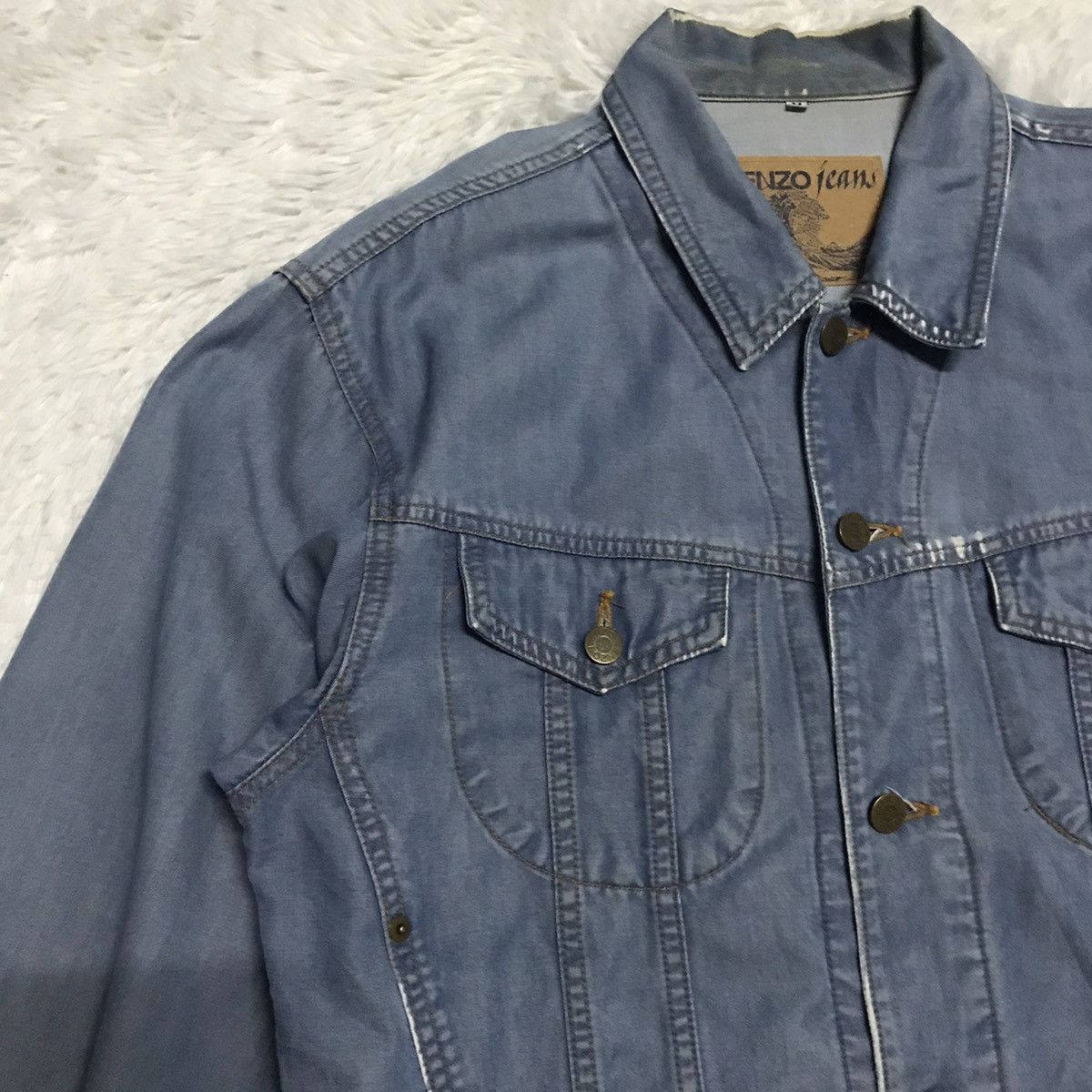 Kenzo Kenzo Jeans Jacket Made in Japan Size US M / EU 48-50 / 2 - 3 Thumbnail