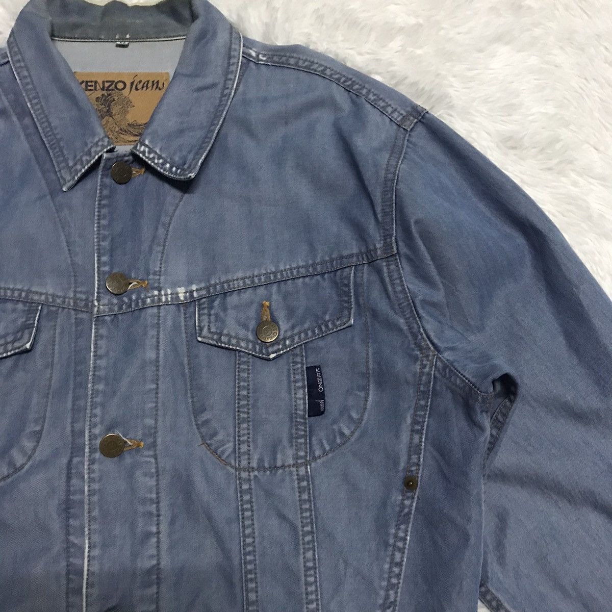 Kenzo Kenzo Jeans Jacket Made in Japan Size US M / EU 48-50 / 2 - 4 Thumbnail