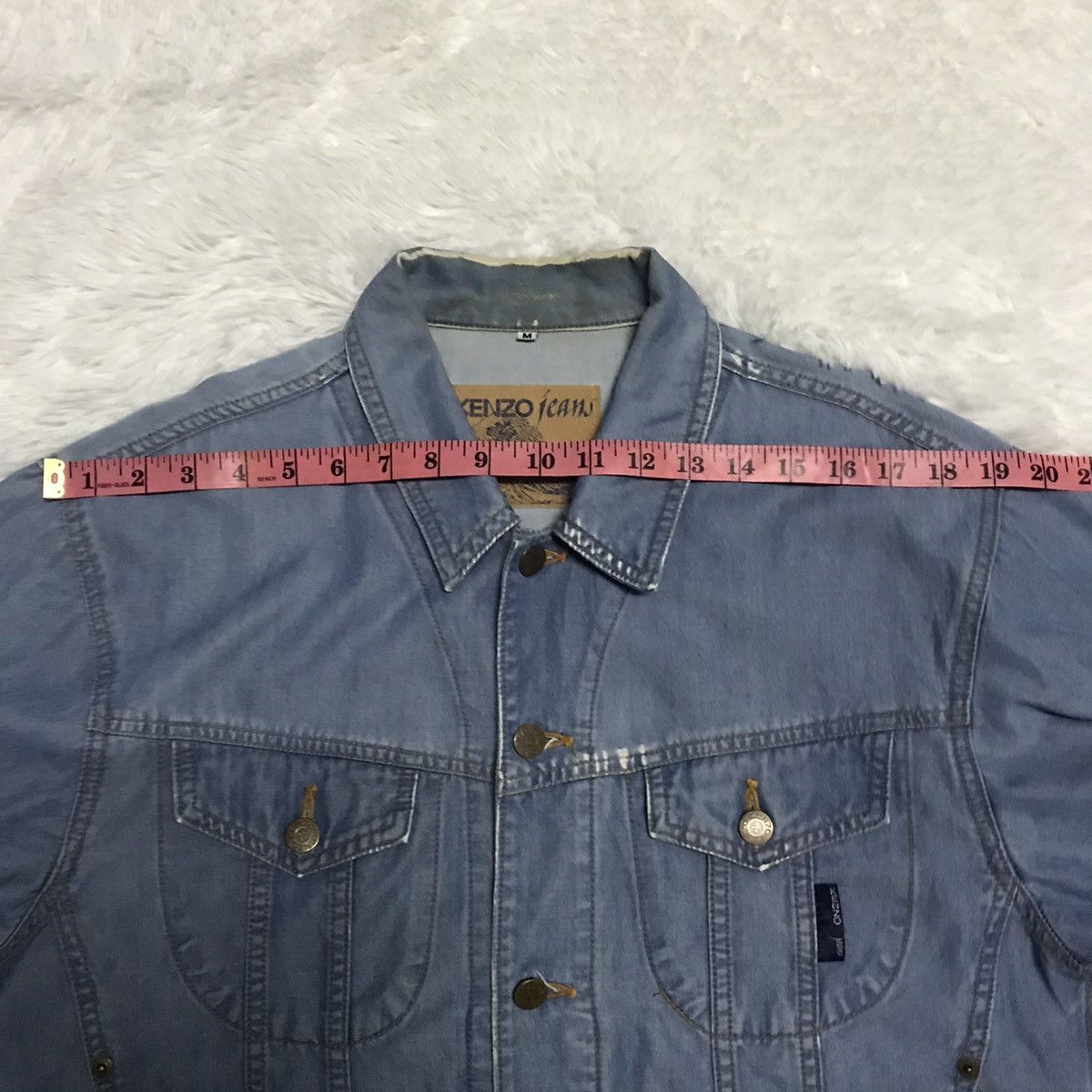 Kenzo Kenzo Jeans Jacket Made in Japan Size US M / EU 48-50 / 2 - 23 Thumbnail