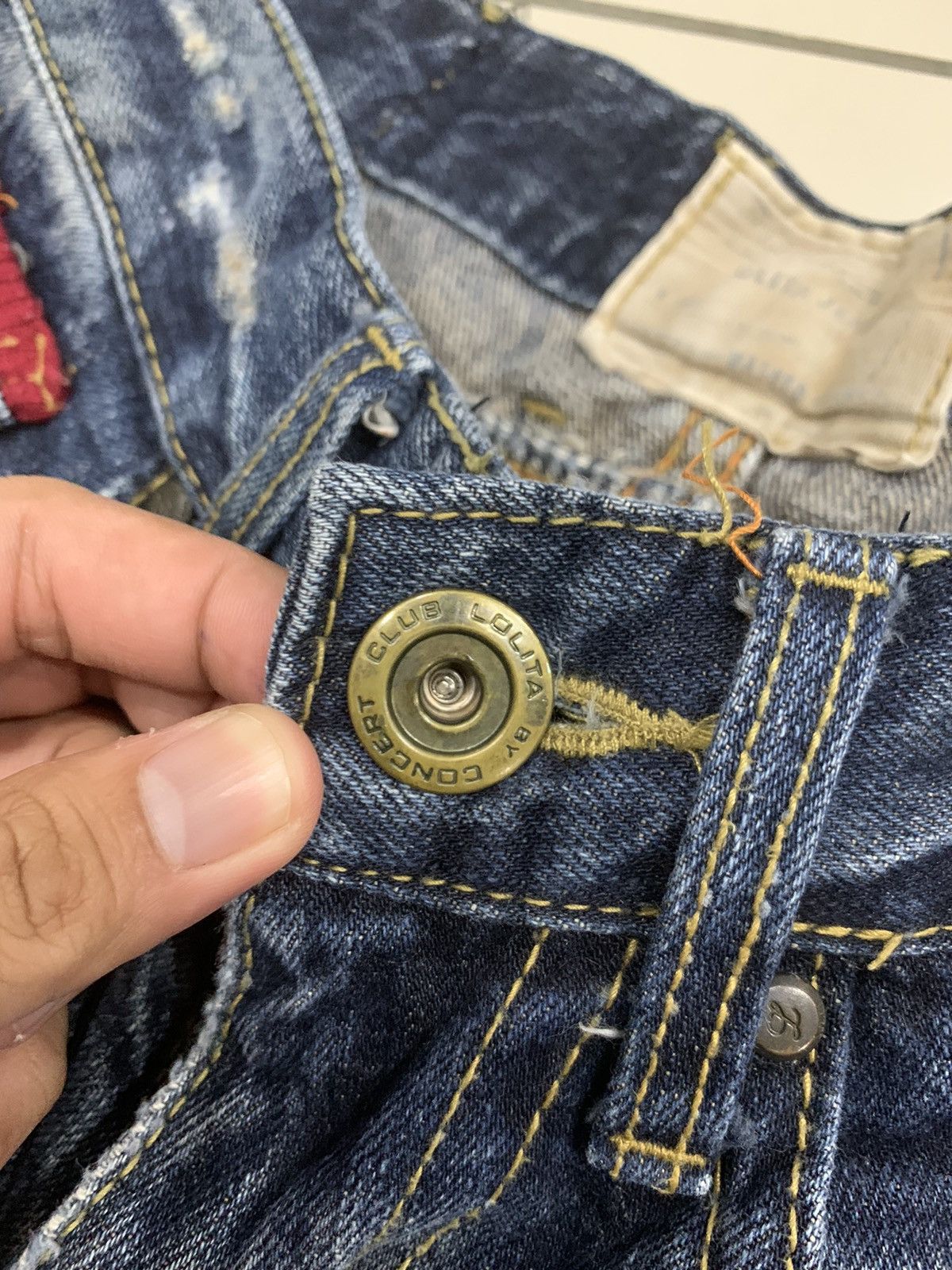 Japanese Brand LOLITA JEANS X YOSHITOMO NARA JEANS Size US 30 / EU 46 - 7 Thumbnail