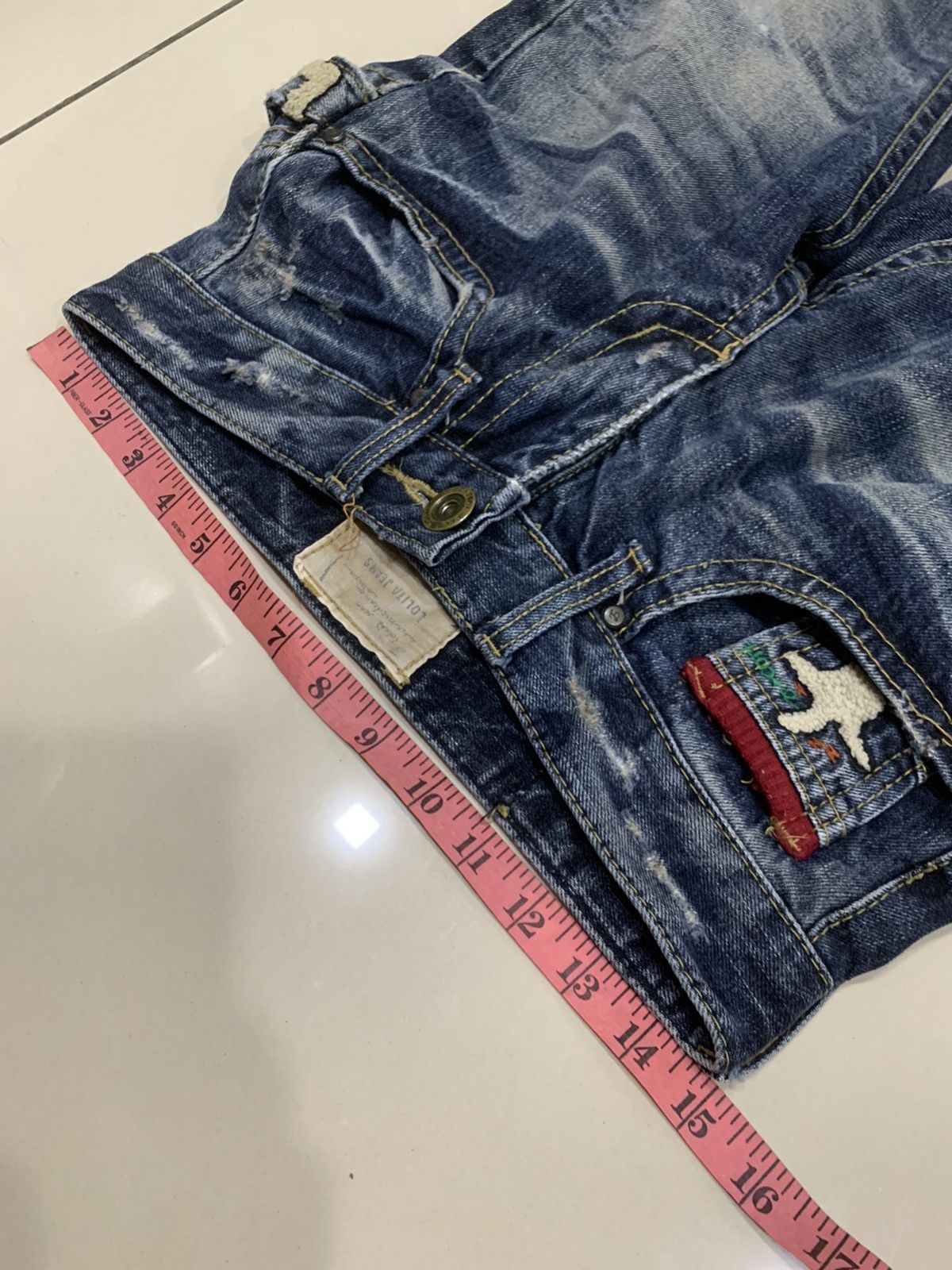 Japanese Brand LOLITA JEANS X YOSHITOMO NARA JEANS Size US 30 / EU 46 - 15 Thumbnail