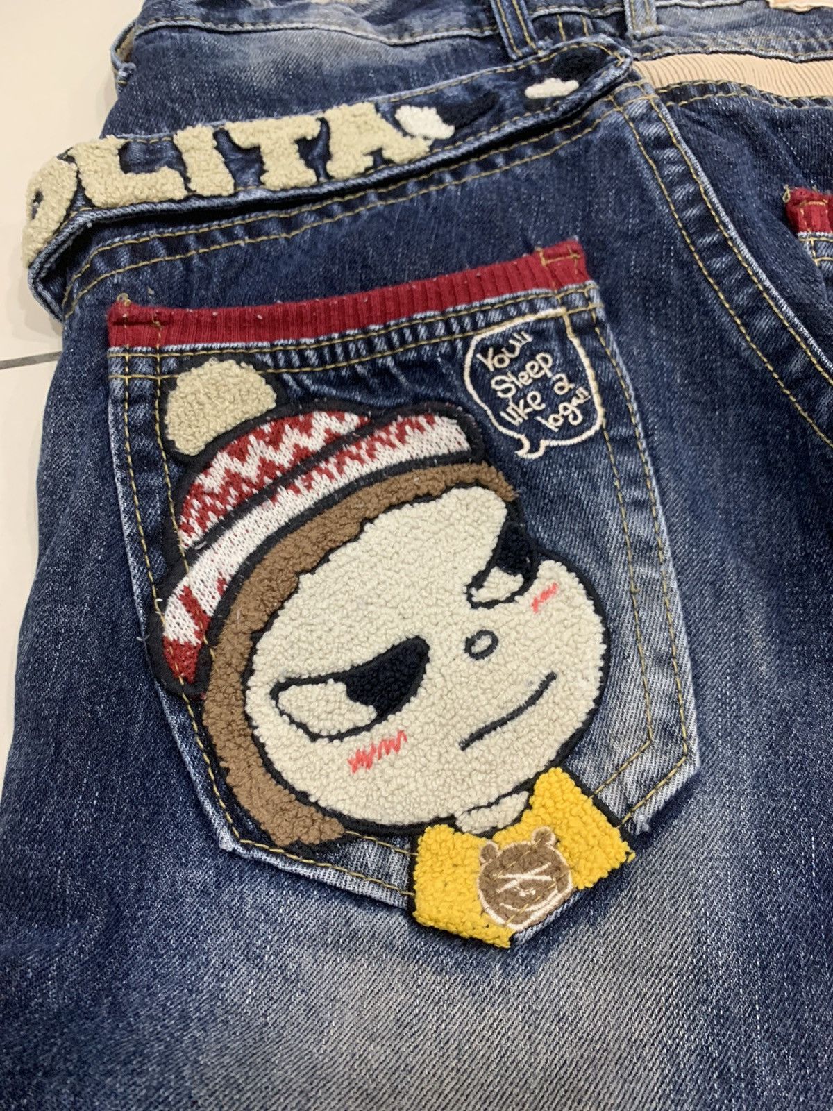 Japanese Brand LOLITA JEANS X YOSHITOMO NARA JEANS Size US 30 / EU 46 - 12 Thumbnail
