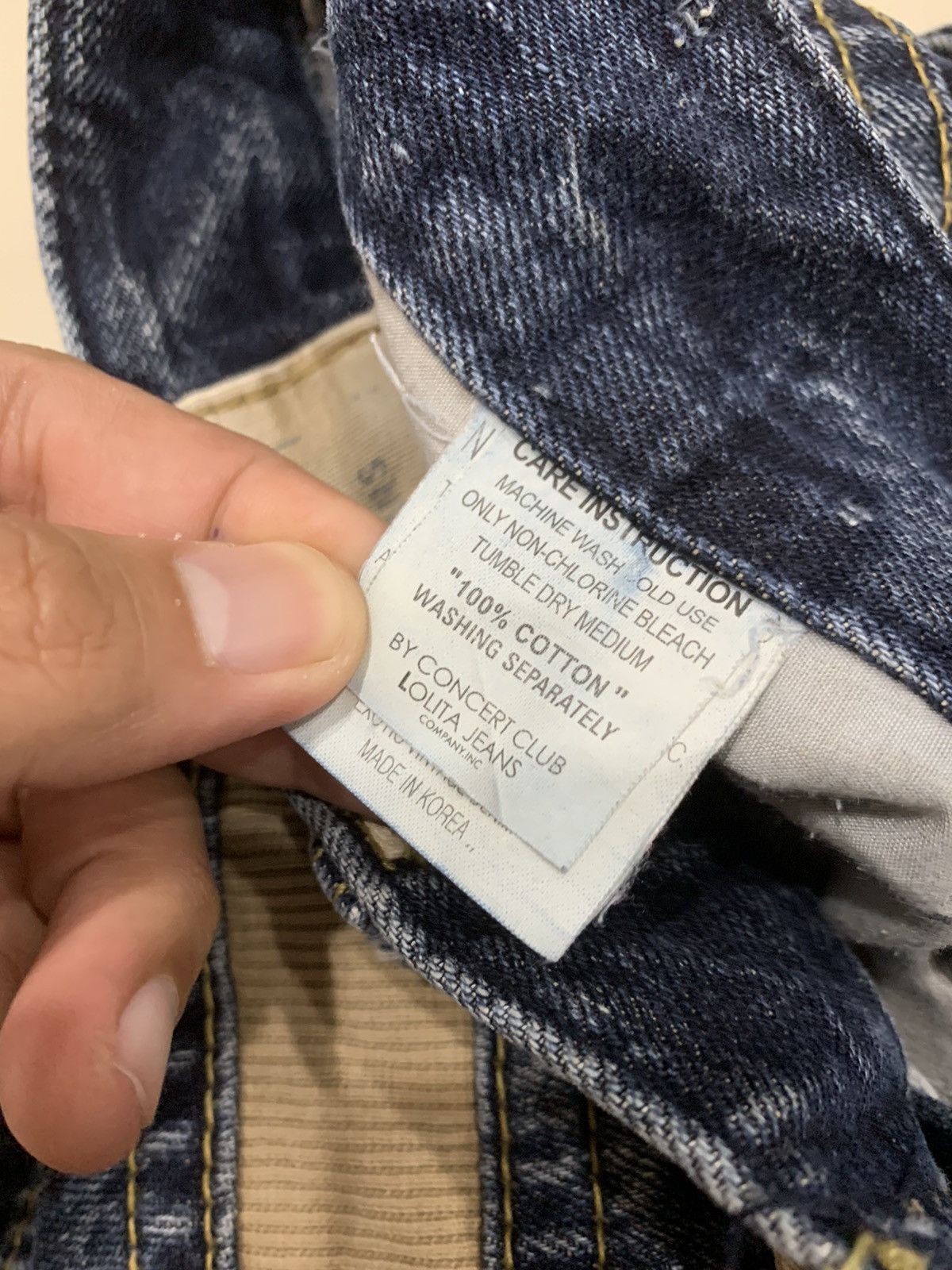 Japanese Brand LOLITA JEANS X YOSHITOMO NARA JEANS Size US 30 / EU 46 - 10 Thumbnail