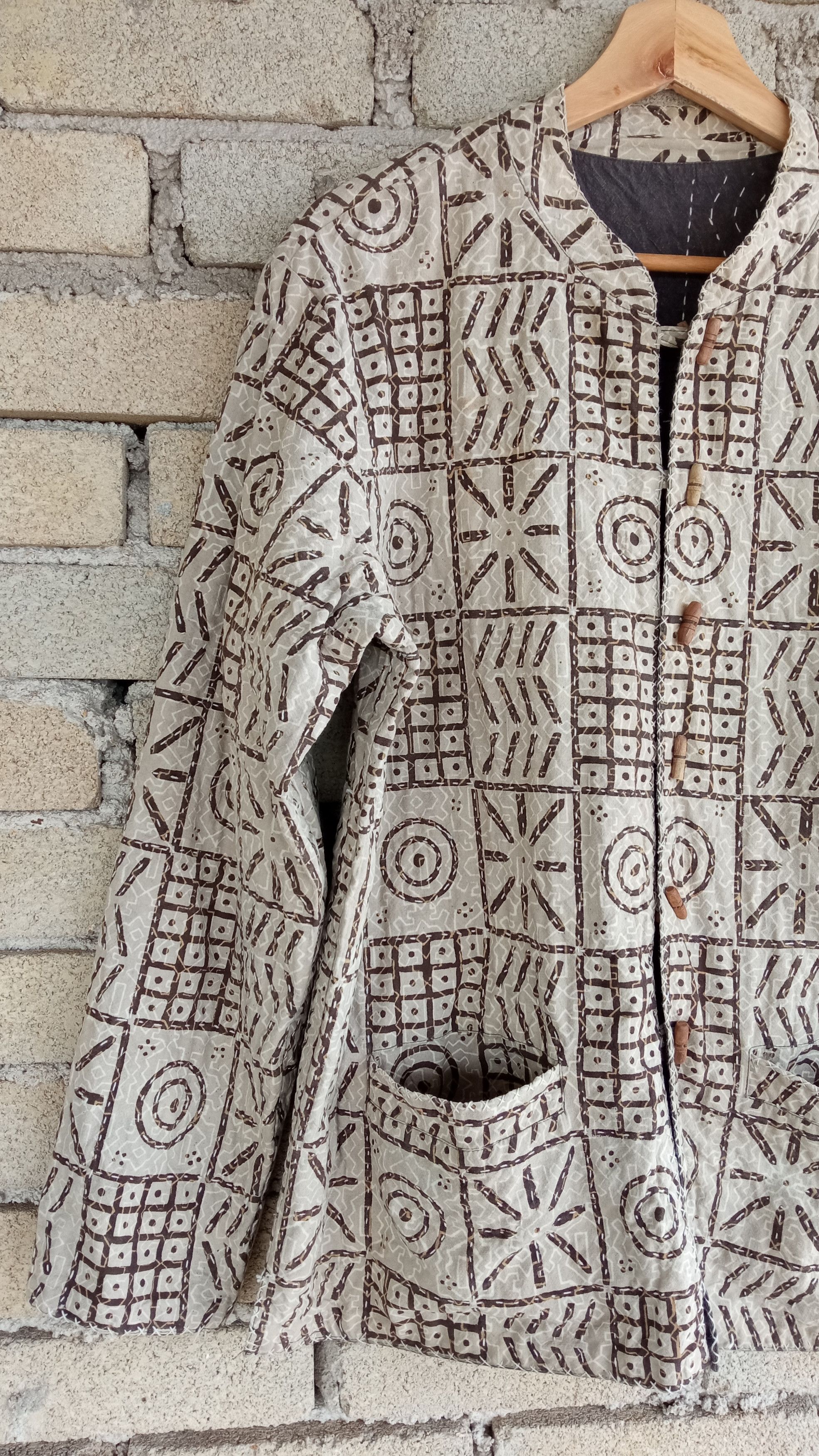 Japanese Brand × Vintage 🔥🔥Japanese Brand Sashiko Stitching Reversible Jacket Size US L / EU 52-54 / 3 - 14 Thumbnail