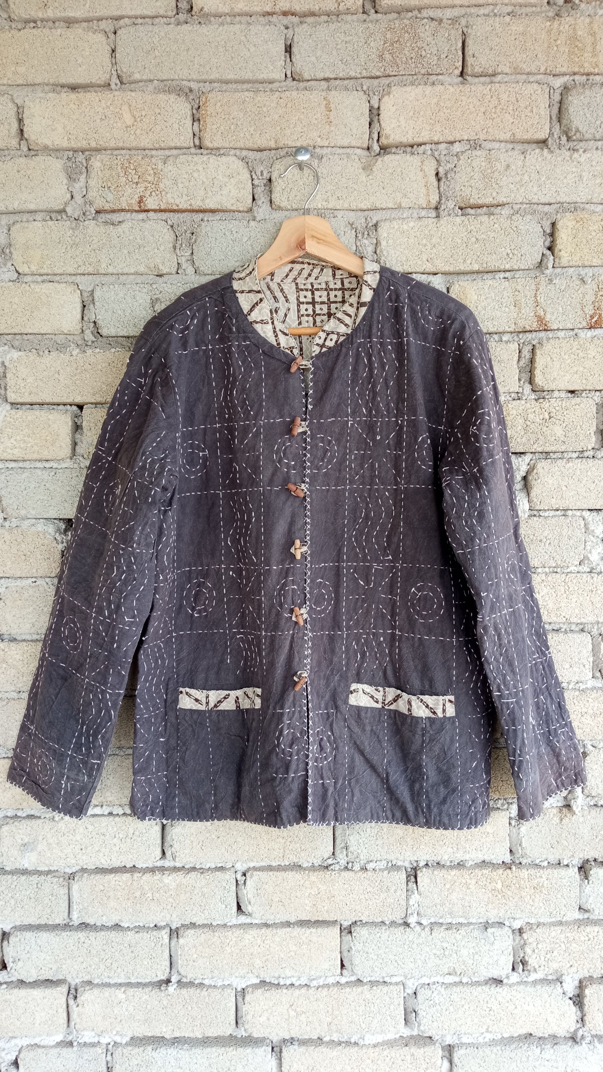 🔥🔥Japanese Brand Sashiko Stitching Reversible Jacket