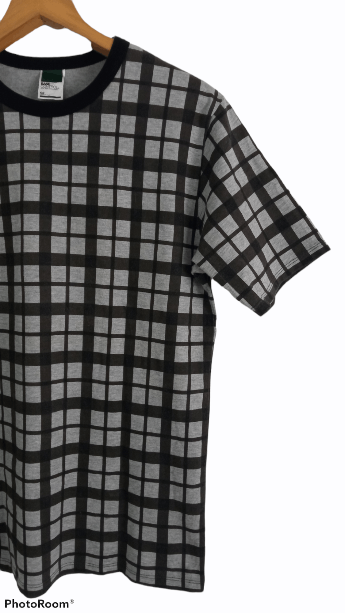 BASE CONTROL × Japanese Brand 🔥🔥Base Control Plaid Checkered T-Shirt Size US M / EU 48-50 / 2 - 6 Thumbnail