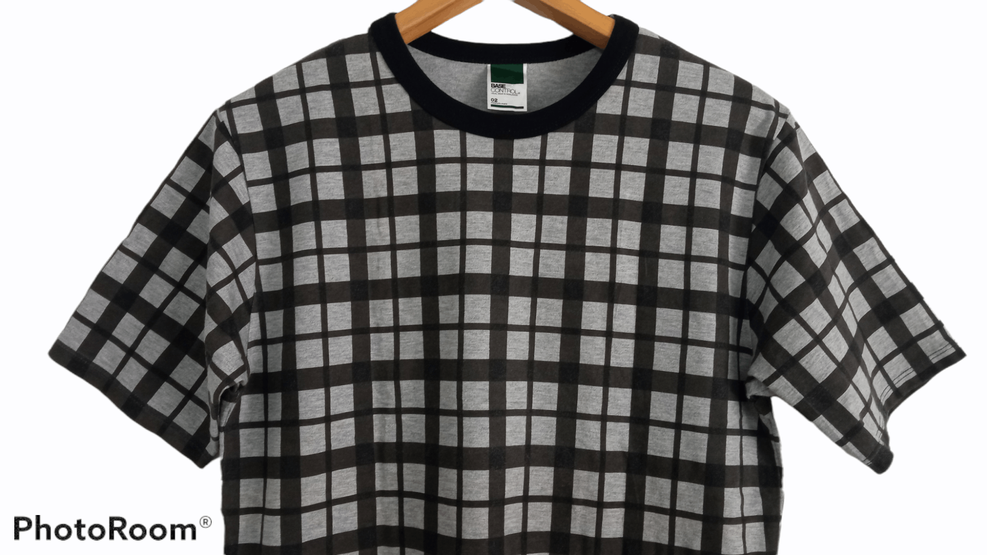 BASE CONTROL × Japanese Brand 🔥🔥Base Control Plaid Checkered T-Shirt Size US M / EU 48-50 / 2 - 8 Thumbnail