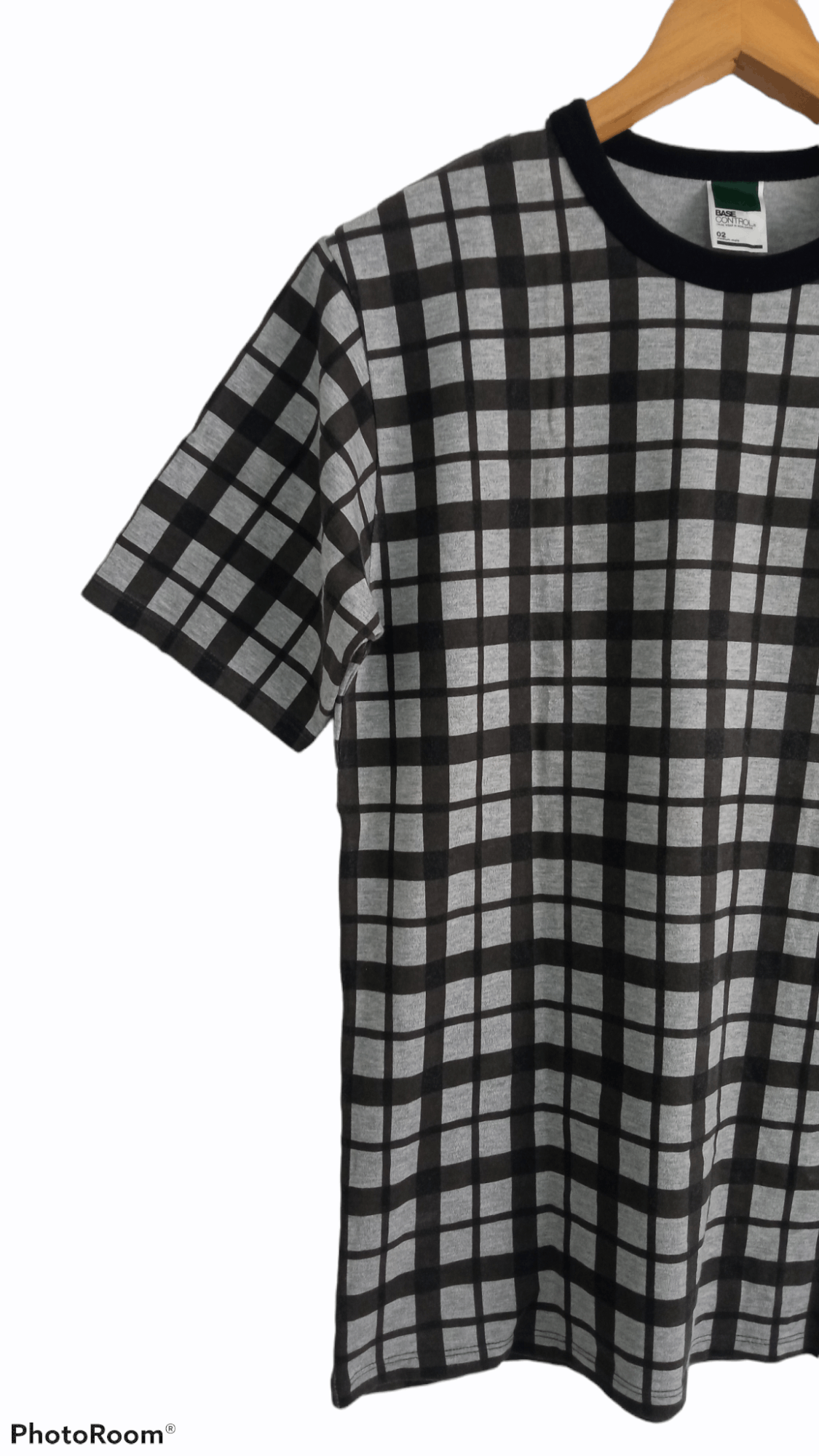 BASE CONTROL × Japanese Brand 🔥🔥Base Control Plaid Checkered T-Shirt Size US M / EU 48-50 / 2 - 4 Thumbnail