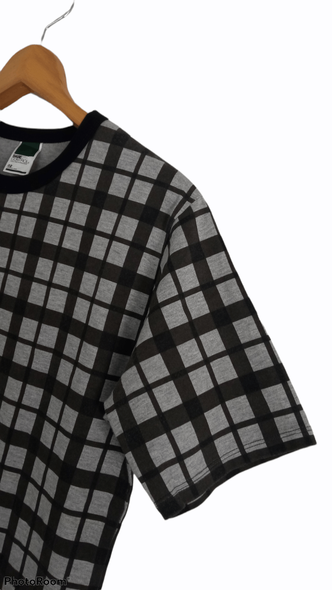 BASE CONTROL × Japanese Brand 🔥🔥Base Control Plaid Checkered T-Shirt Size US M / EU 48-50 / 2 - 7 Thumbnail