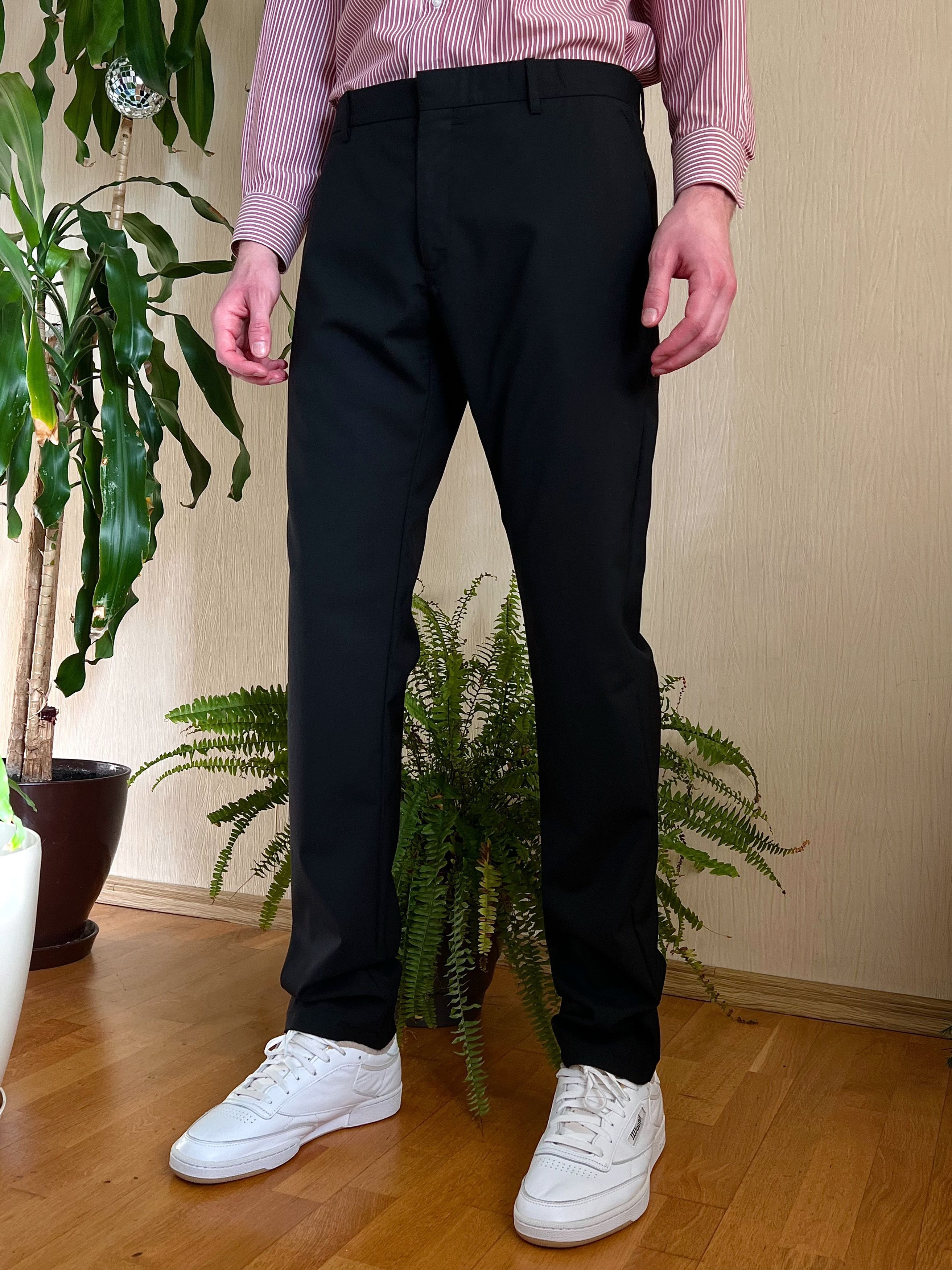 Viktor & Rolf Victor & Rolf Wool Black Men’s Trousers Size US 36 / EU 52 - 2 Thumbnail