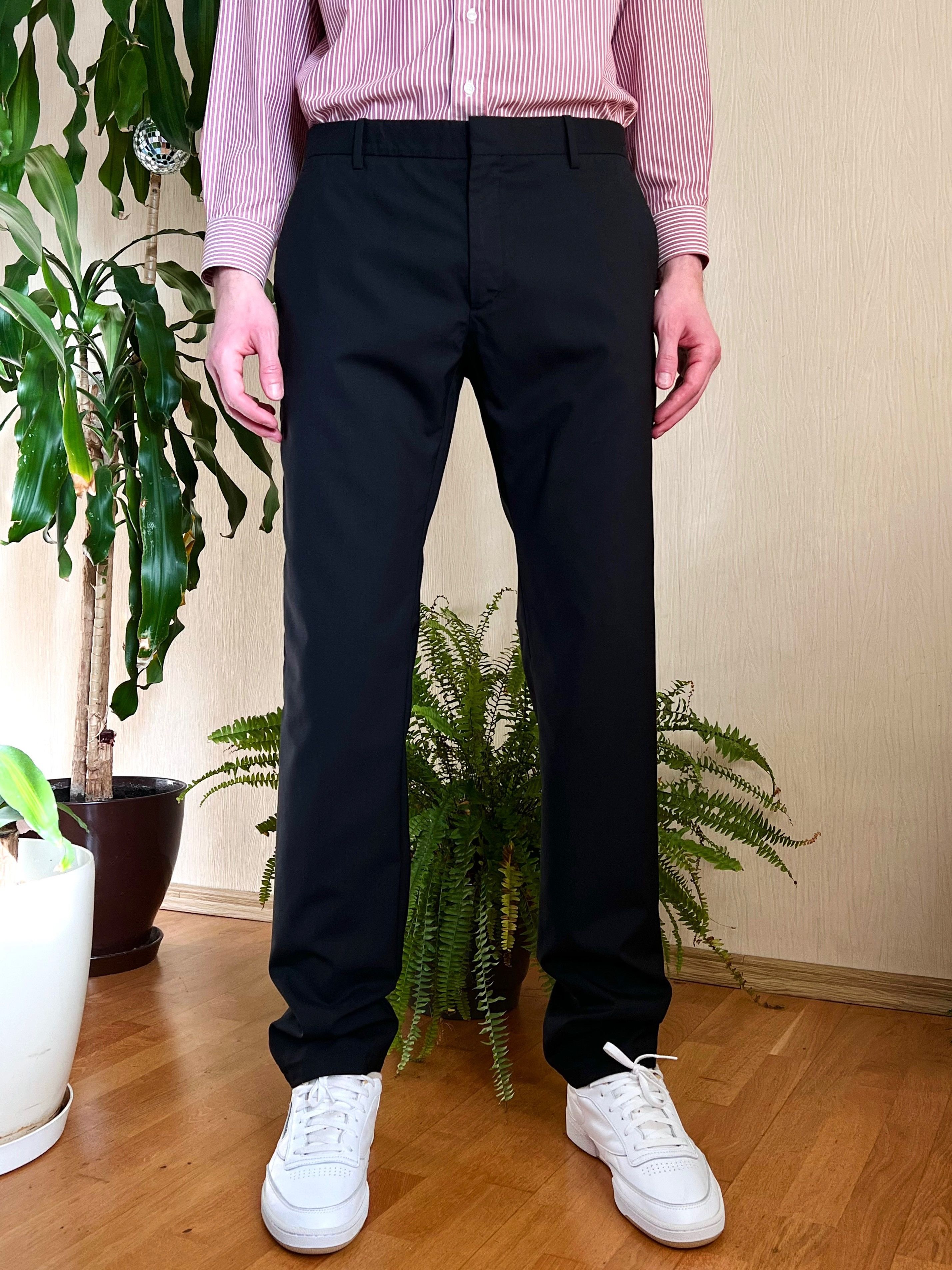 Viktor & Rolf Victor & Rolf Wool Black Men’s Trousers Size US 36 / EU 52 - 1 Thumbnail