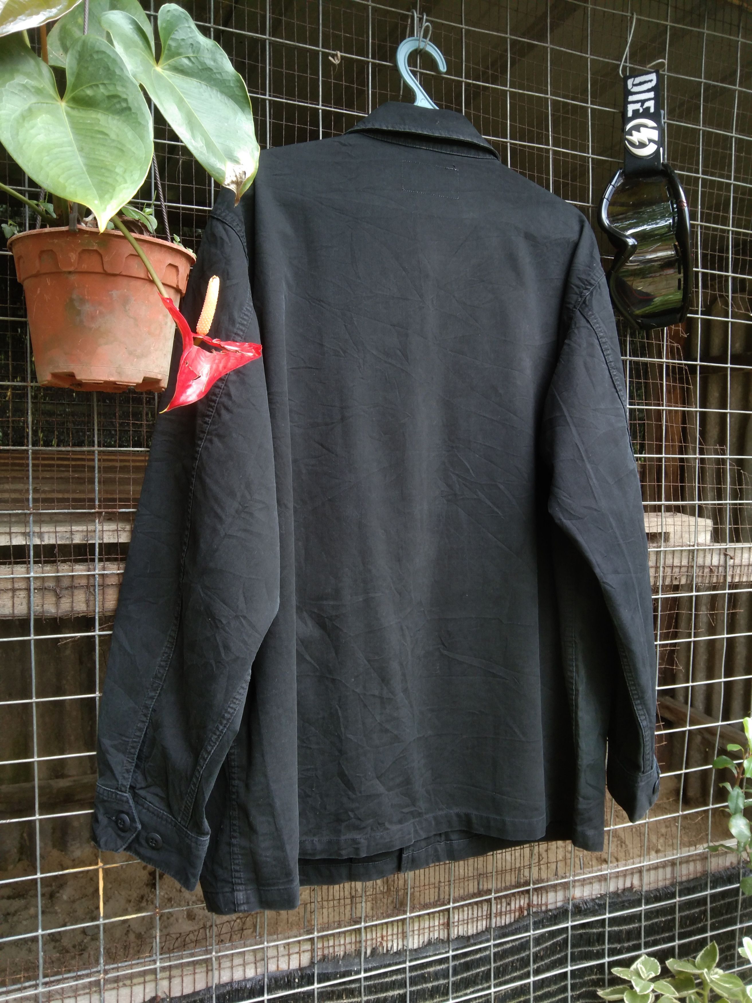 Devilock × Vintage DEVILOCK BLACK MARKET LIGHTLAYERS BUTTON DOWN JACKET Size US XL / EU 56 / 4 - 6 Thumbnail