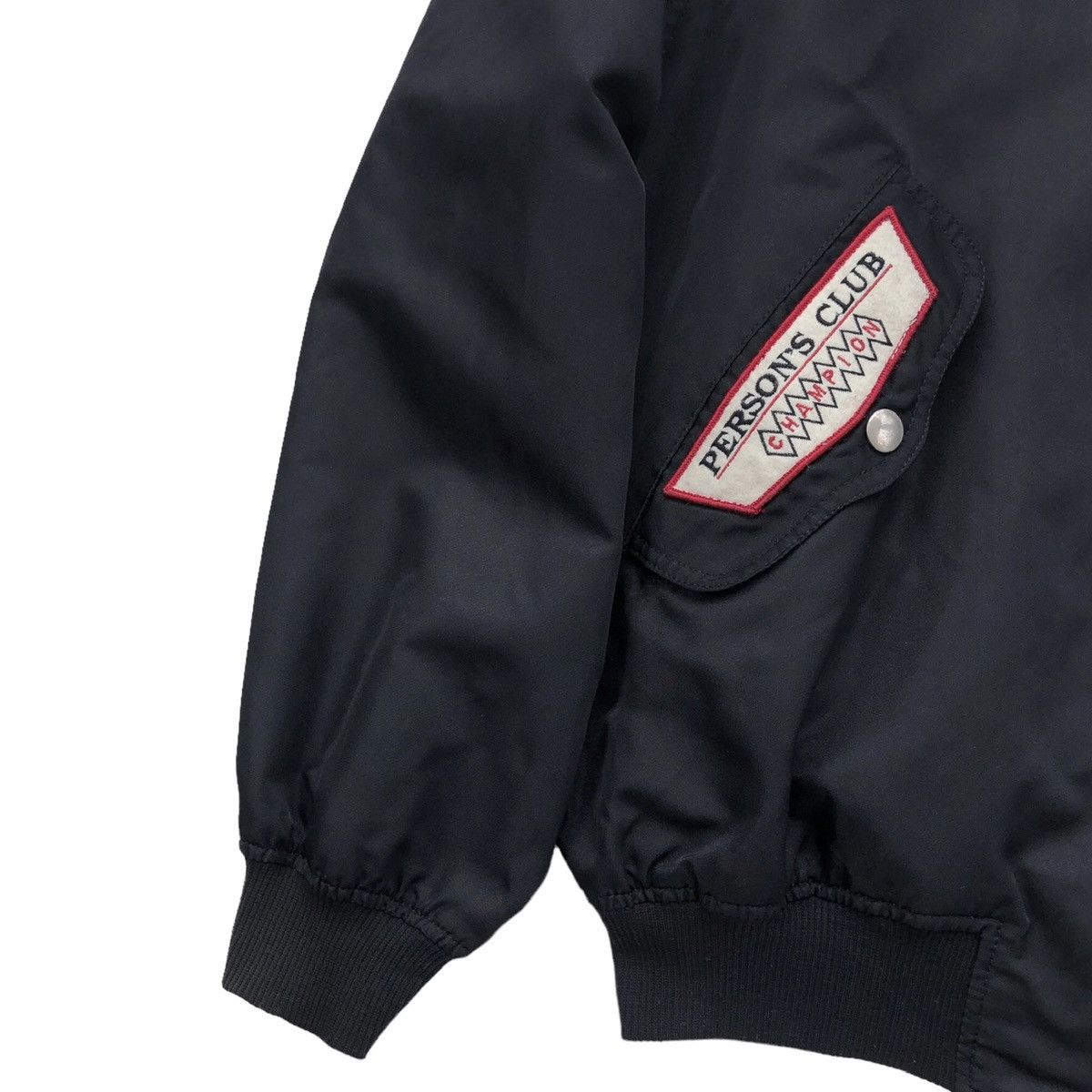 PERSON'S VTG 1988 Person Club MA-1 Bomber Jacket Embroidery Logo Size US L / EU 52-54 / 3 - 6 Thumbnail