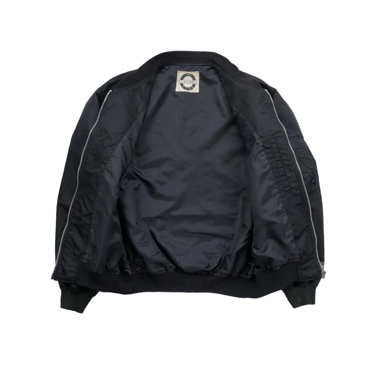 PERSON'S VTG 1988 Person Club MA-1 Bomber Jacket Embroidery Logo Size US L / EU 52-54 / 3 - 9 Thumbnail