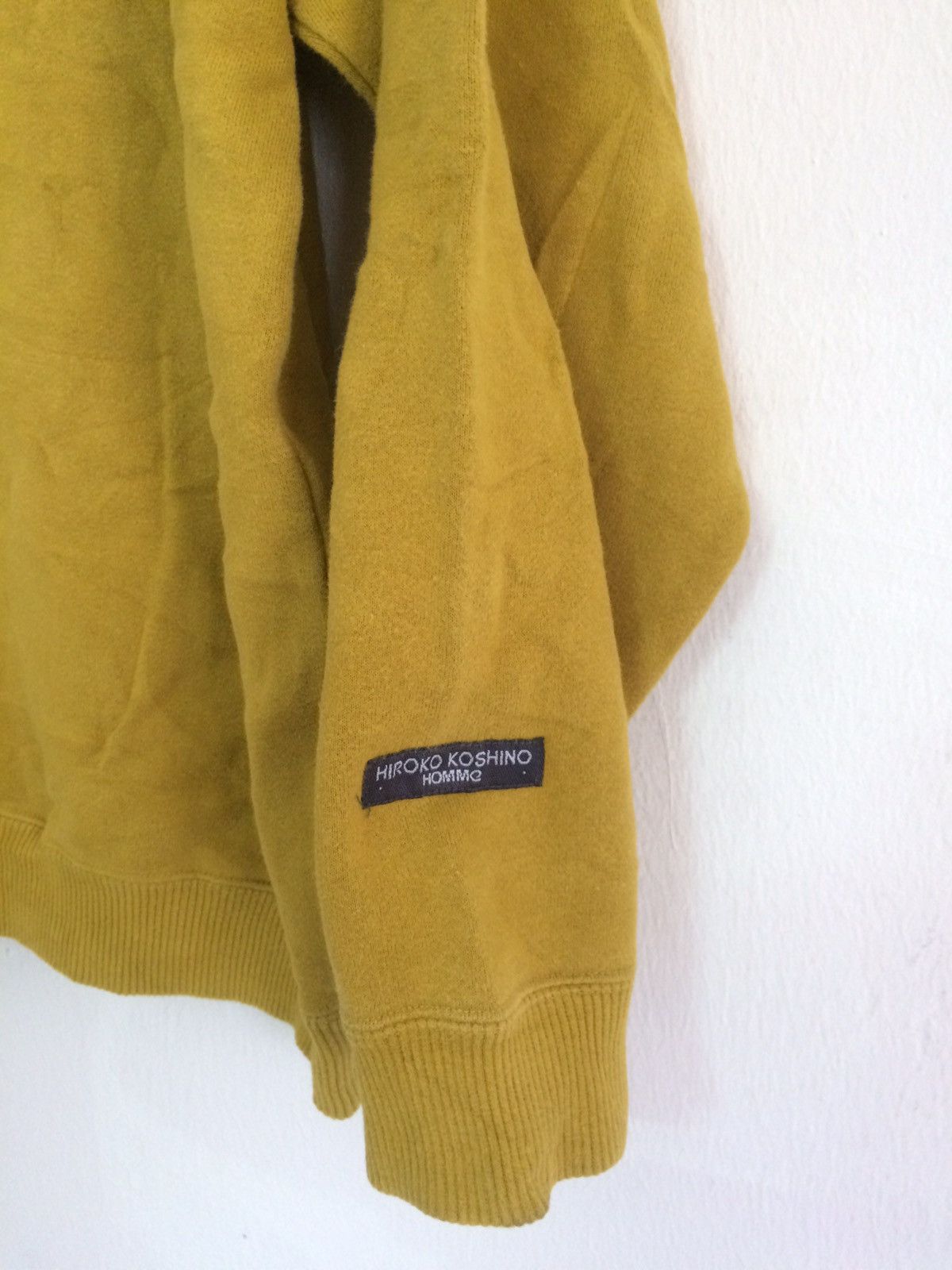 Hiroko Koshino Homme × Japanese Brand × Vintage 🔥🔥Vintage Hiroko Koshino Homme Spellout Logo Sweatshirt Size US L / EU 52-54 / 3 - 6 Thumbnail