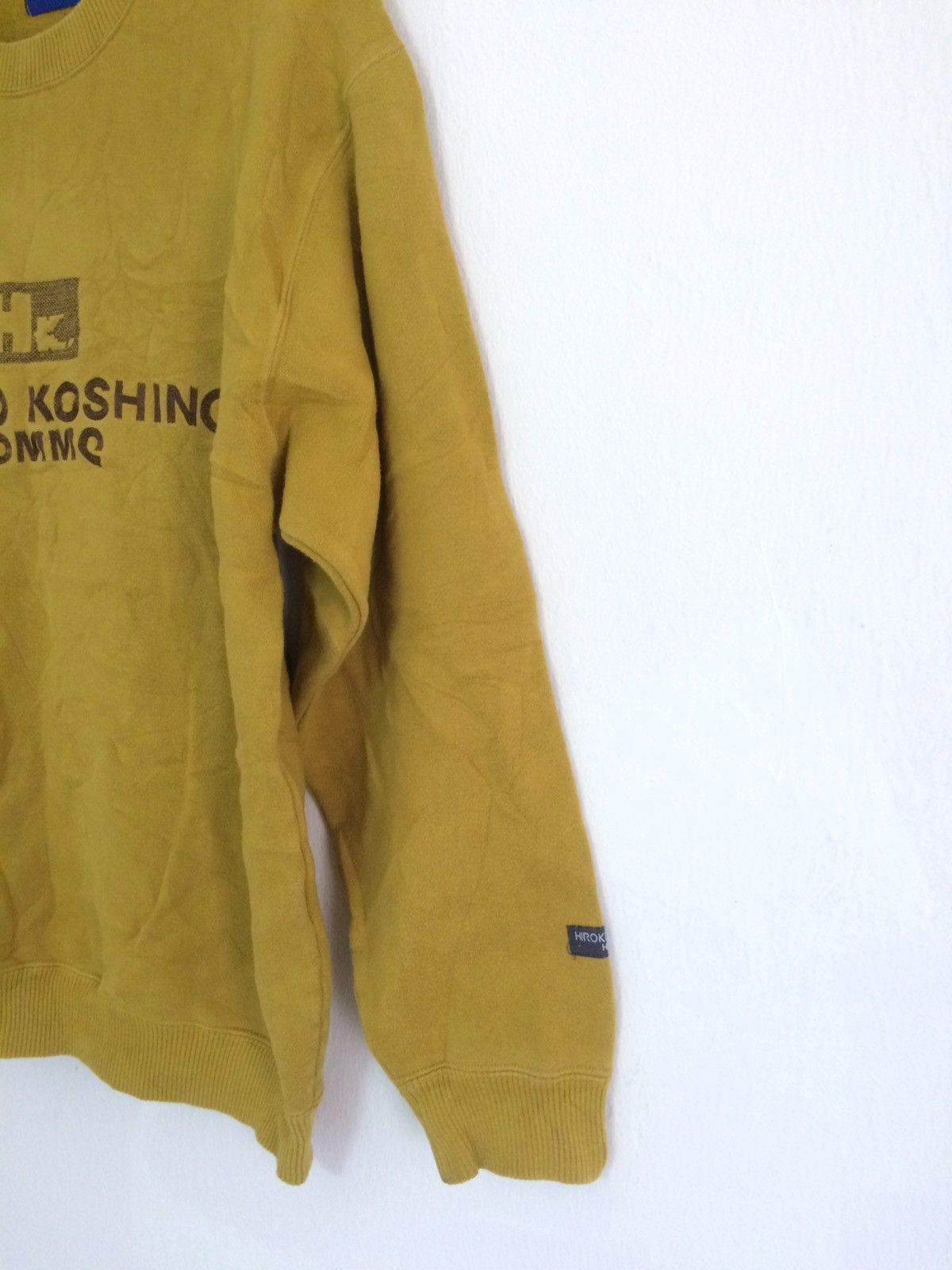 Hiroko Koshino Homme × Japanese Brand × Vintage 🔥🔥Vintage Hiroko Koshino Homme Spellout Logo Sweatshirt Size US L / EU 52-54 / 3 - 4 Thumbnail