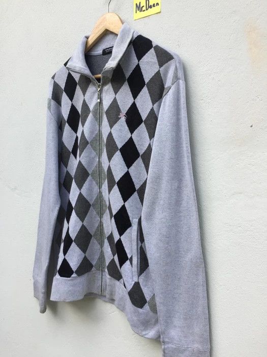 Burberry Burberry Black Label Zip Up Vintage Sweater Size US M / EU 48-50 / 2 - 3 Thumbnail