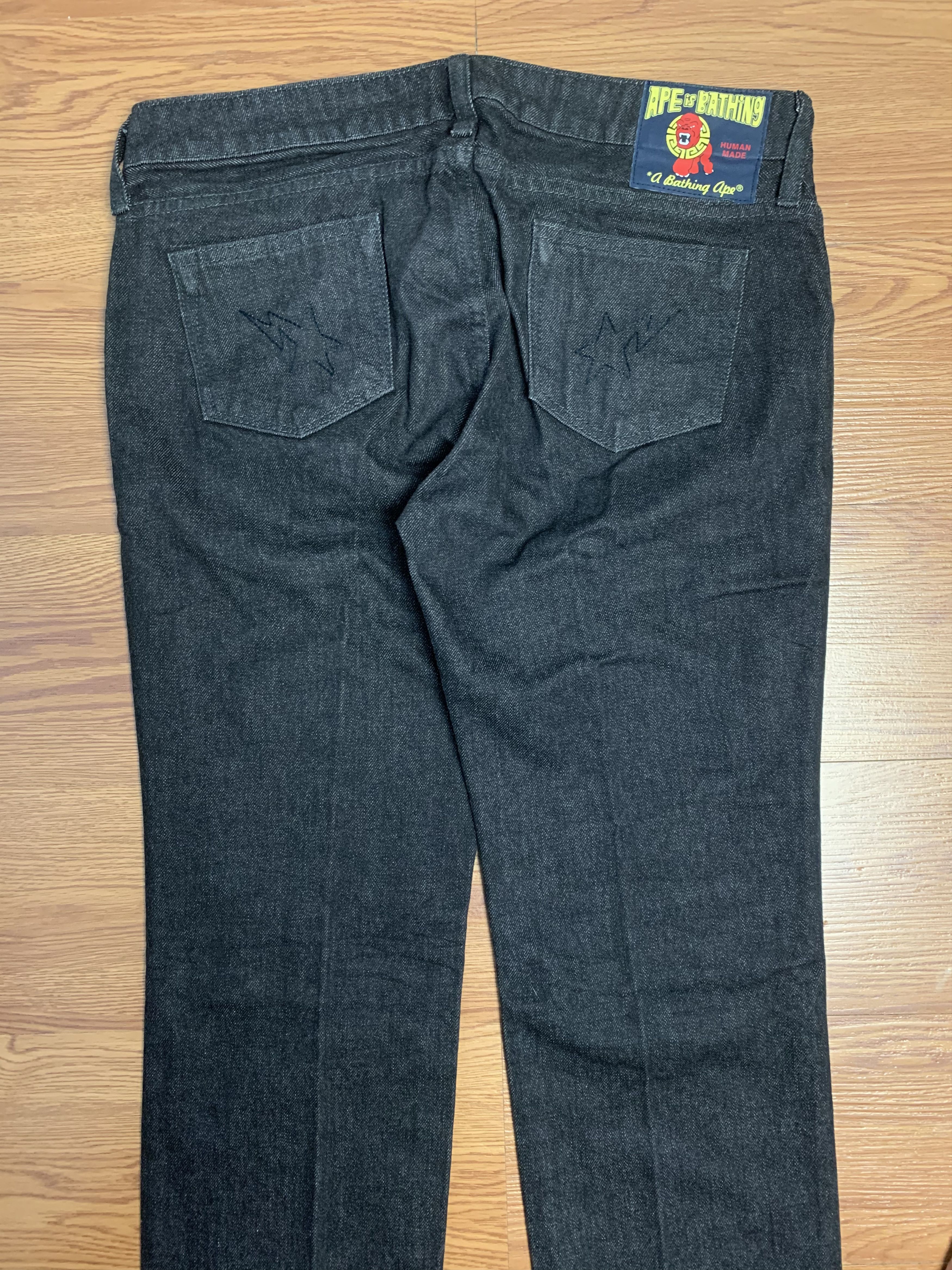 Bape Bapesta Denim Size 31" - 8 Thumbnail