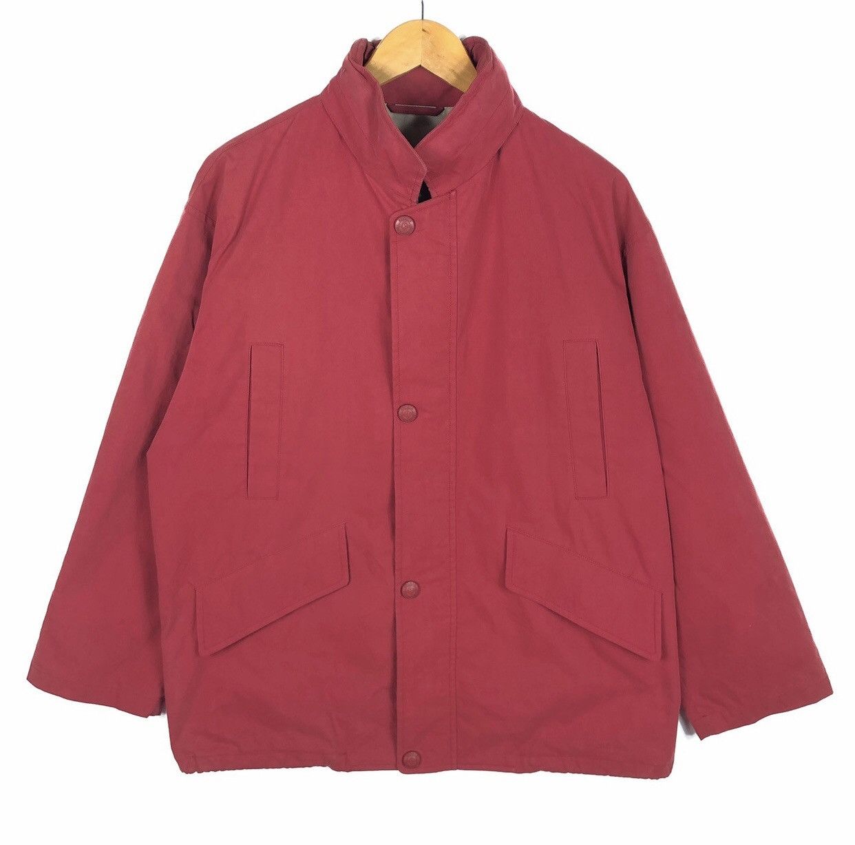 Burberry RARE!! Design!! Vintage Burberry Jacket Big Spellout Logo Size US L / EU 52-54 / 3 - 2 Thumbnail