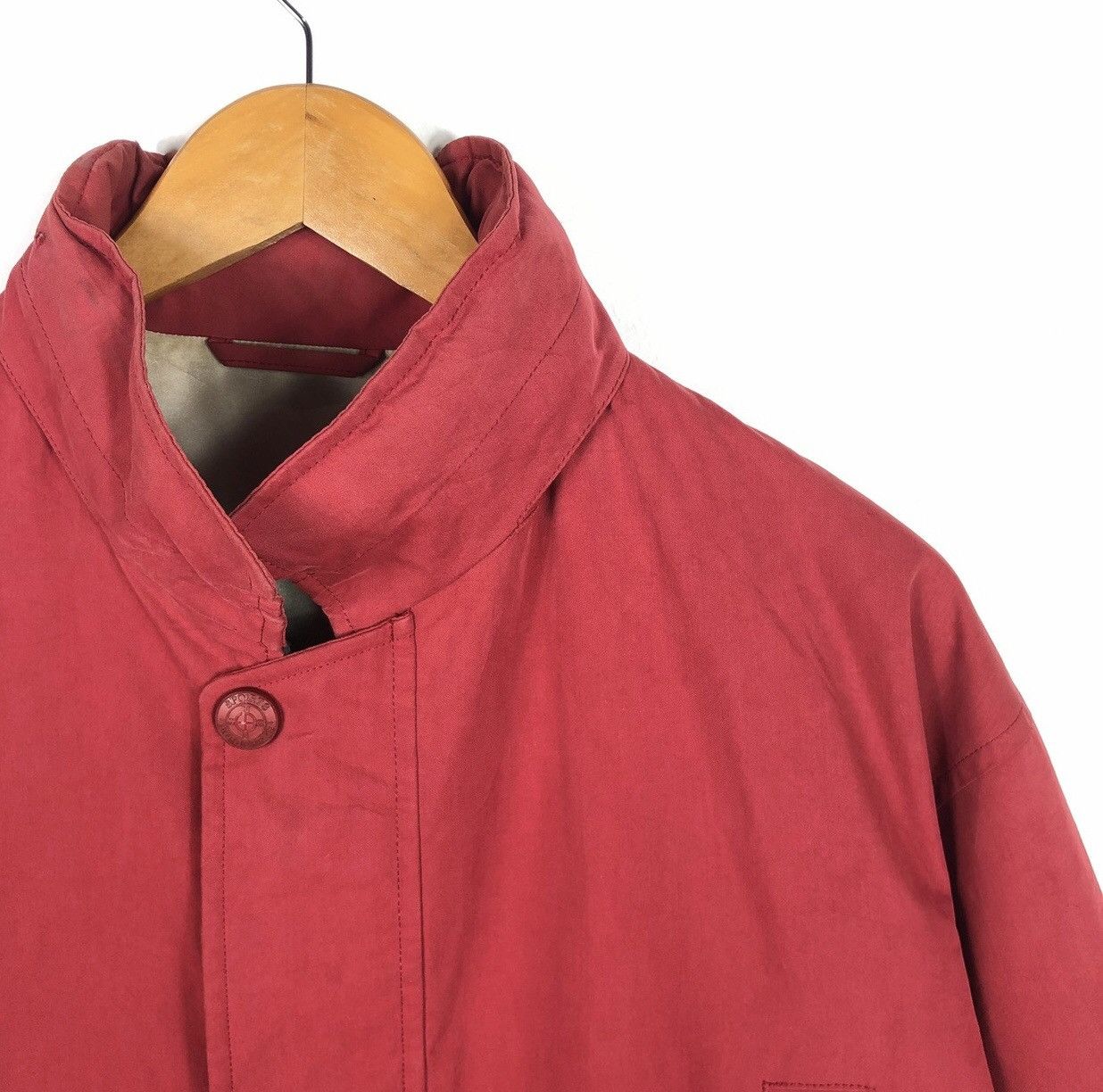 Burberry RARE!! Design!! Vintage Burberry Jacket Big Spellout Logo Size US L / EU 52-54 / 3 - 3 Thumbnail