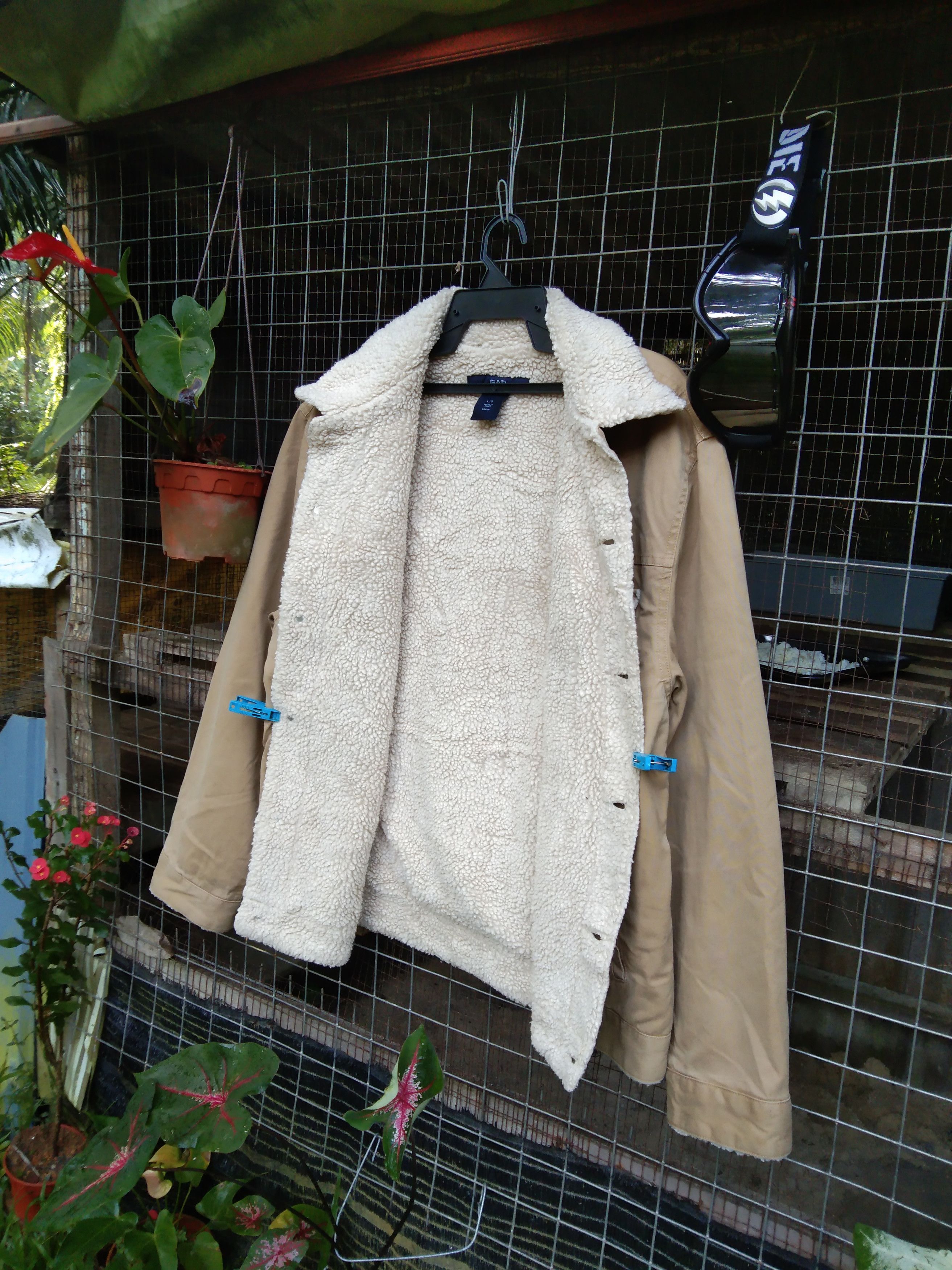 Gap VINTAGE GAP SHERPA JACKET@TRUCKER JACKET Size US L / EU 52-54 / 3 - 5 Thumbnail