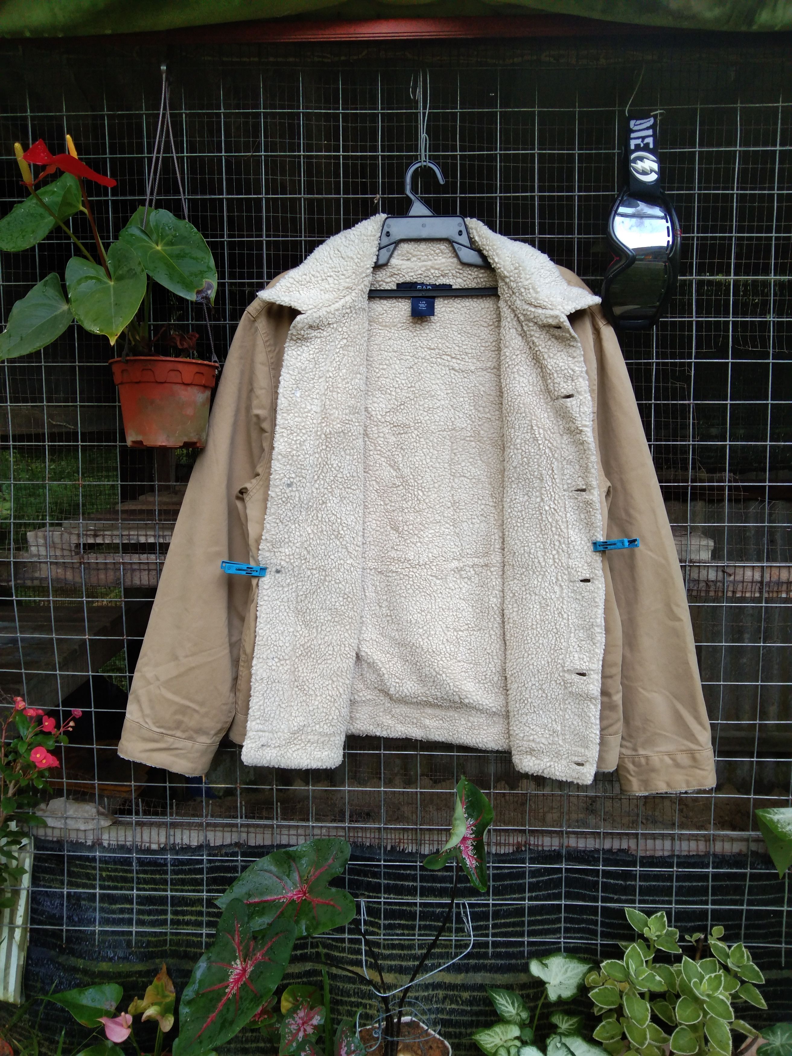 Gap VINTAGE GAP SHERPA JACKET@TRUCKER JACKET Size US L / EU 52-54 / 3 - 6 Thumbnail