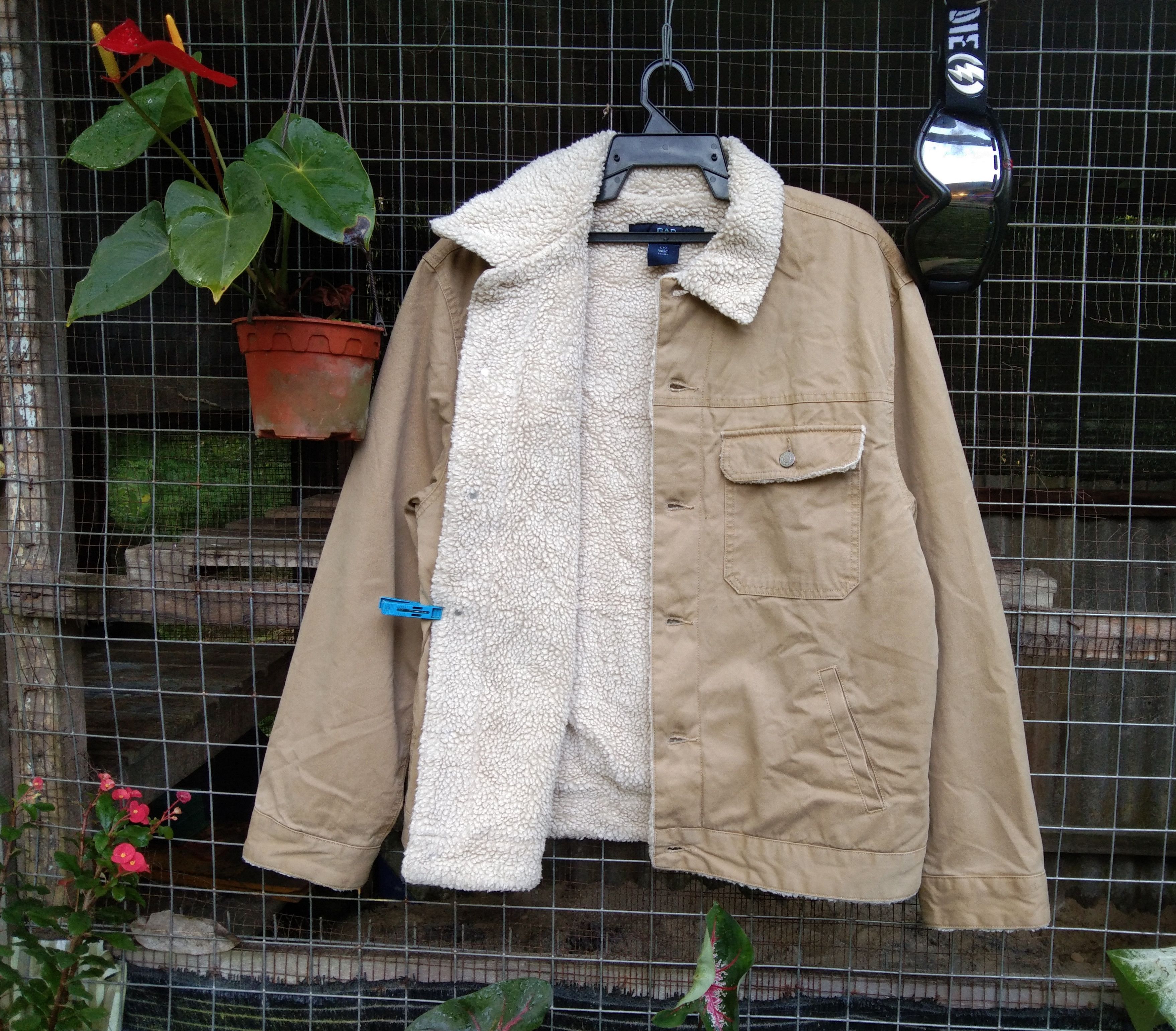 Gap VINTAGE GAP SHERPA JACKET@TRUCKER JACKET Size US L / EU 52-54 / 3 - 1 Thumbnail