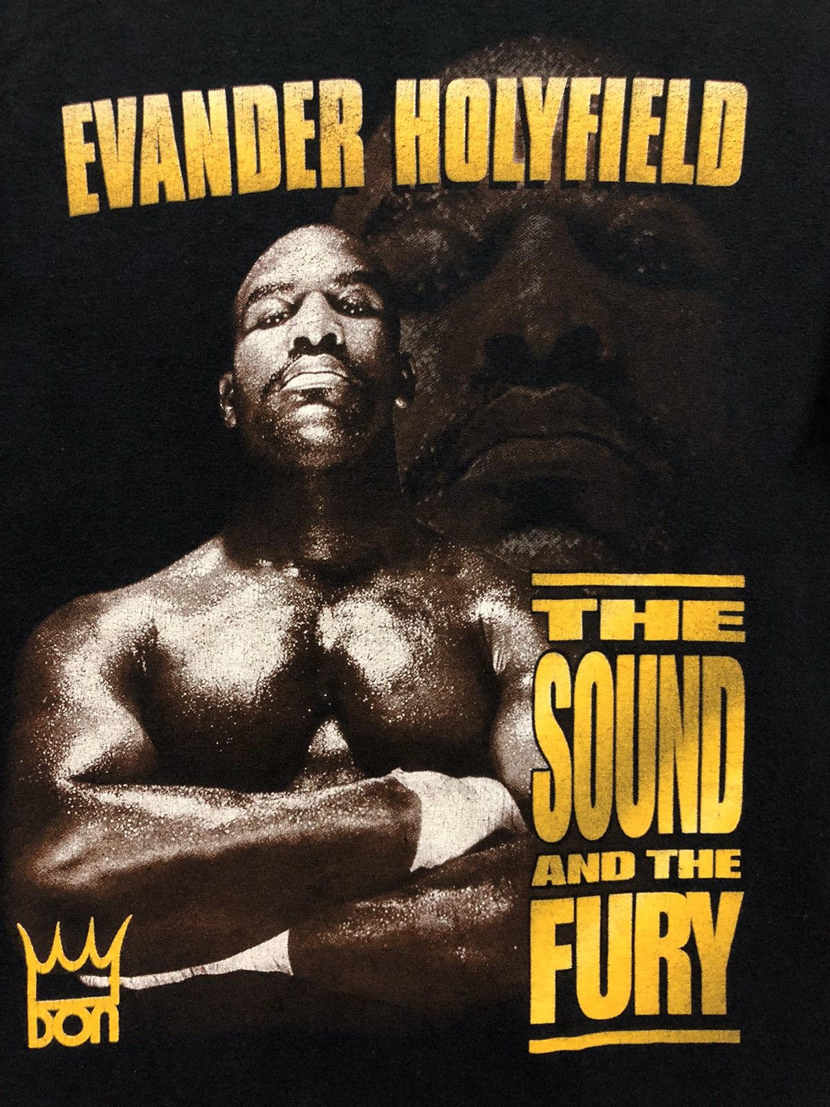 Rap Tees Vintage 90s Evander Holyfield championship Boxing Shirt Size US M / EU 48-50 / 2 - 2 Thumbnail
