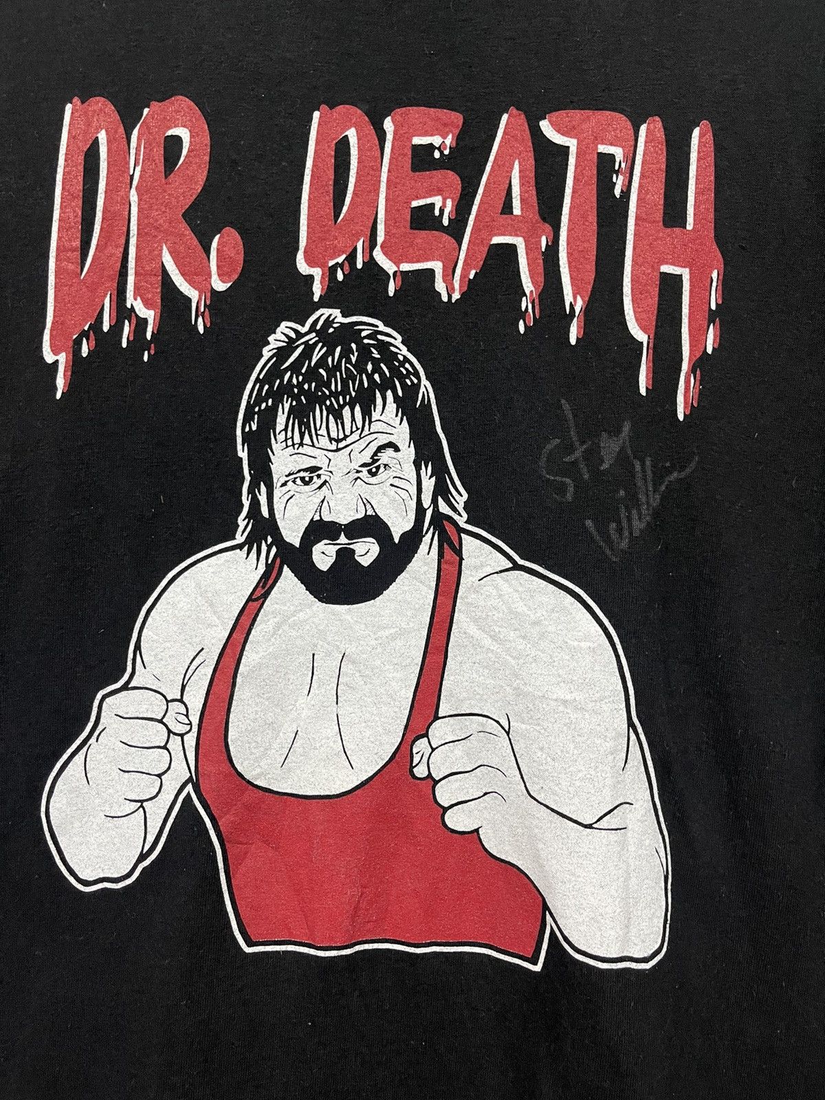 Vintage × WCW/nWo × WWF Vintage 90s Wrestling Dr Death T Shirt Size US L / EU 52-54 / 3 - 2 Thumbnail