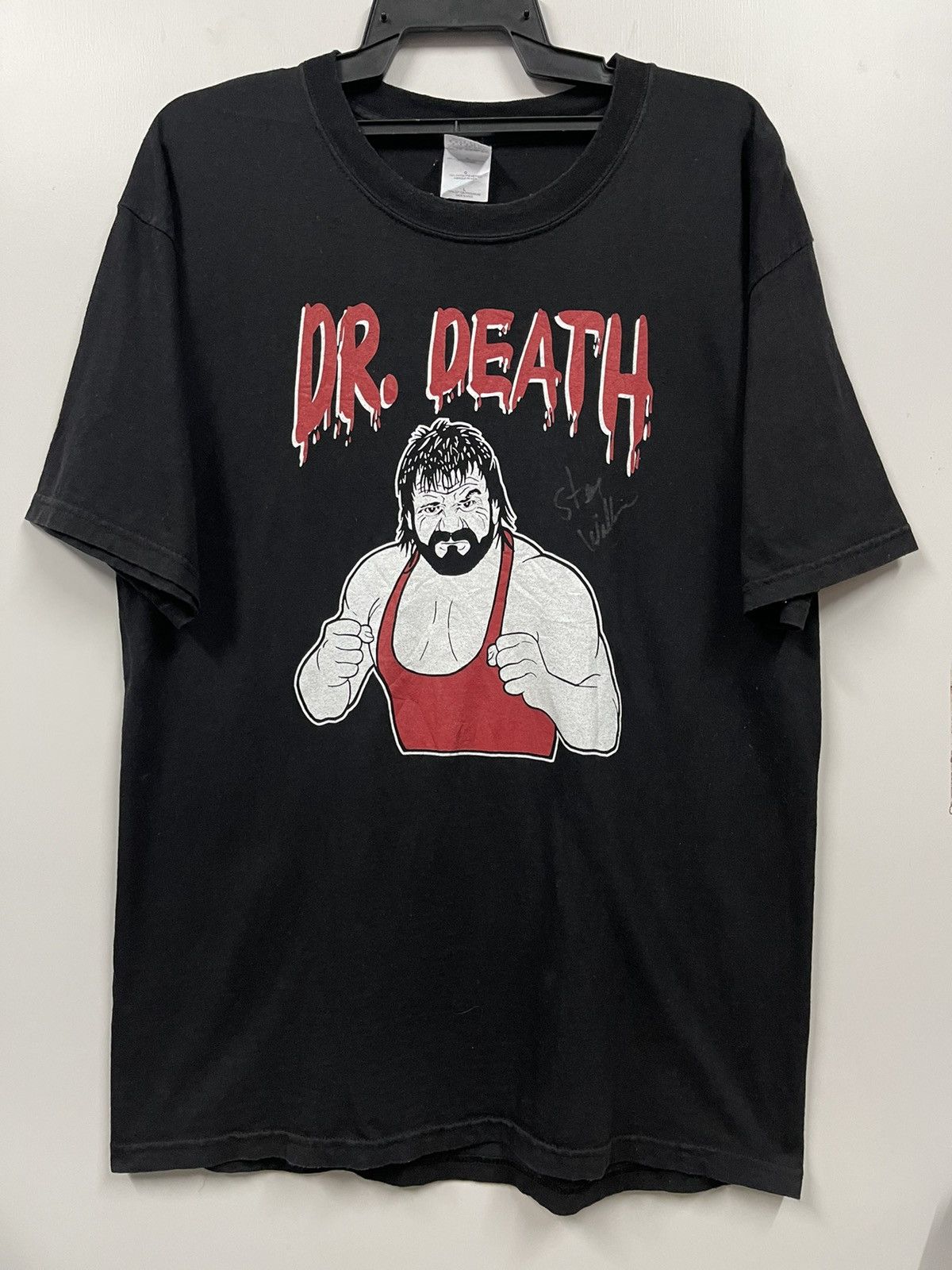 Vintage × WCW/nWo × WWF Vintage 90s Wrestling Dr Death T Shirt Size US L / EU 52-54 / 3 - 1 Thumbnail