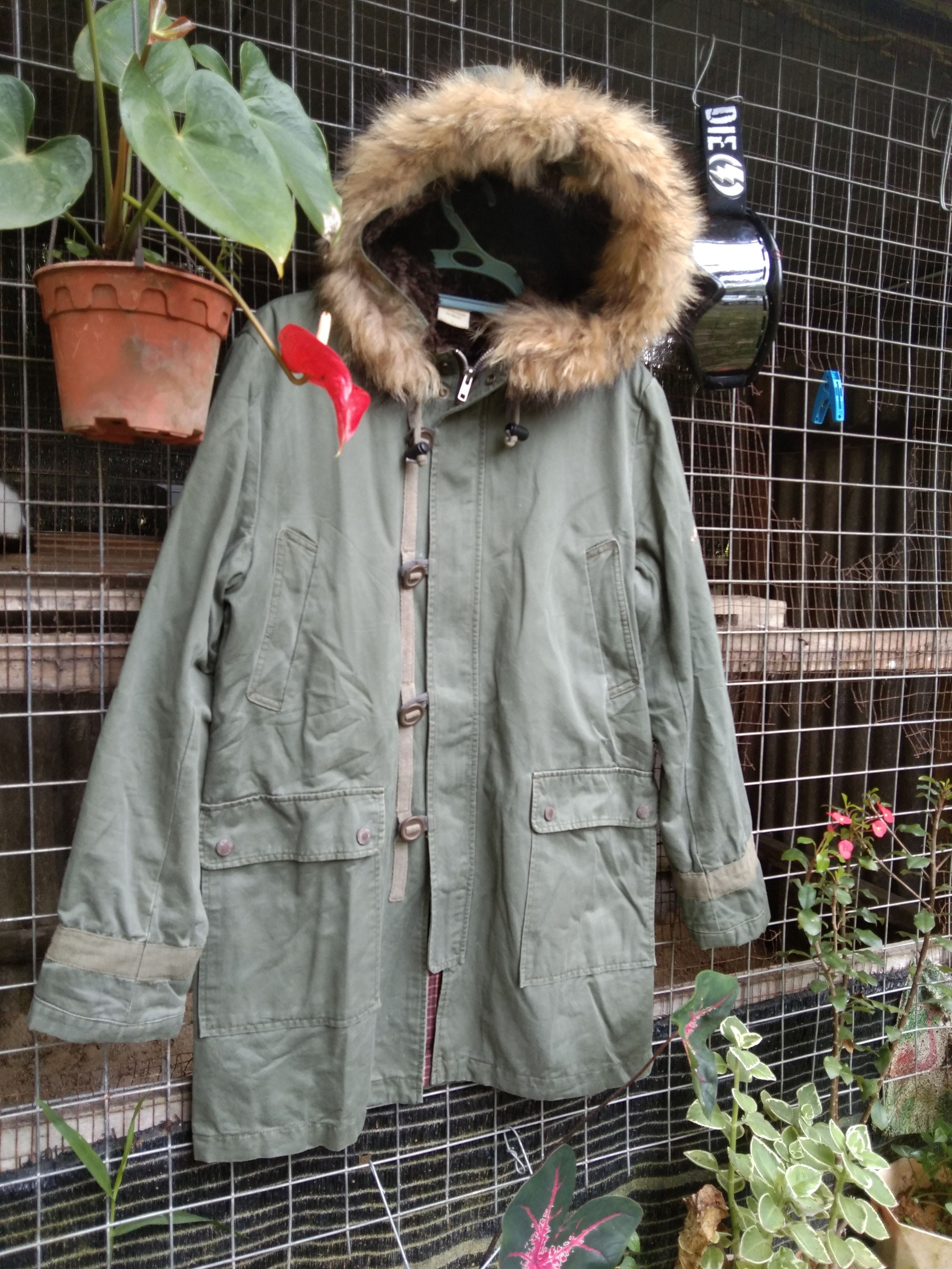 Other VINTAGE SMITH'S AMERICANA FAUX FUR HOODIE JACKET Size US M / EU 48-50 / 2 - 3 Thumbnail