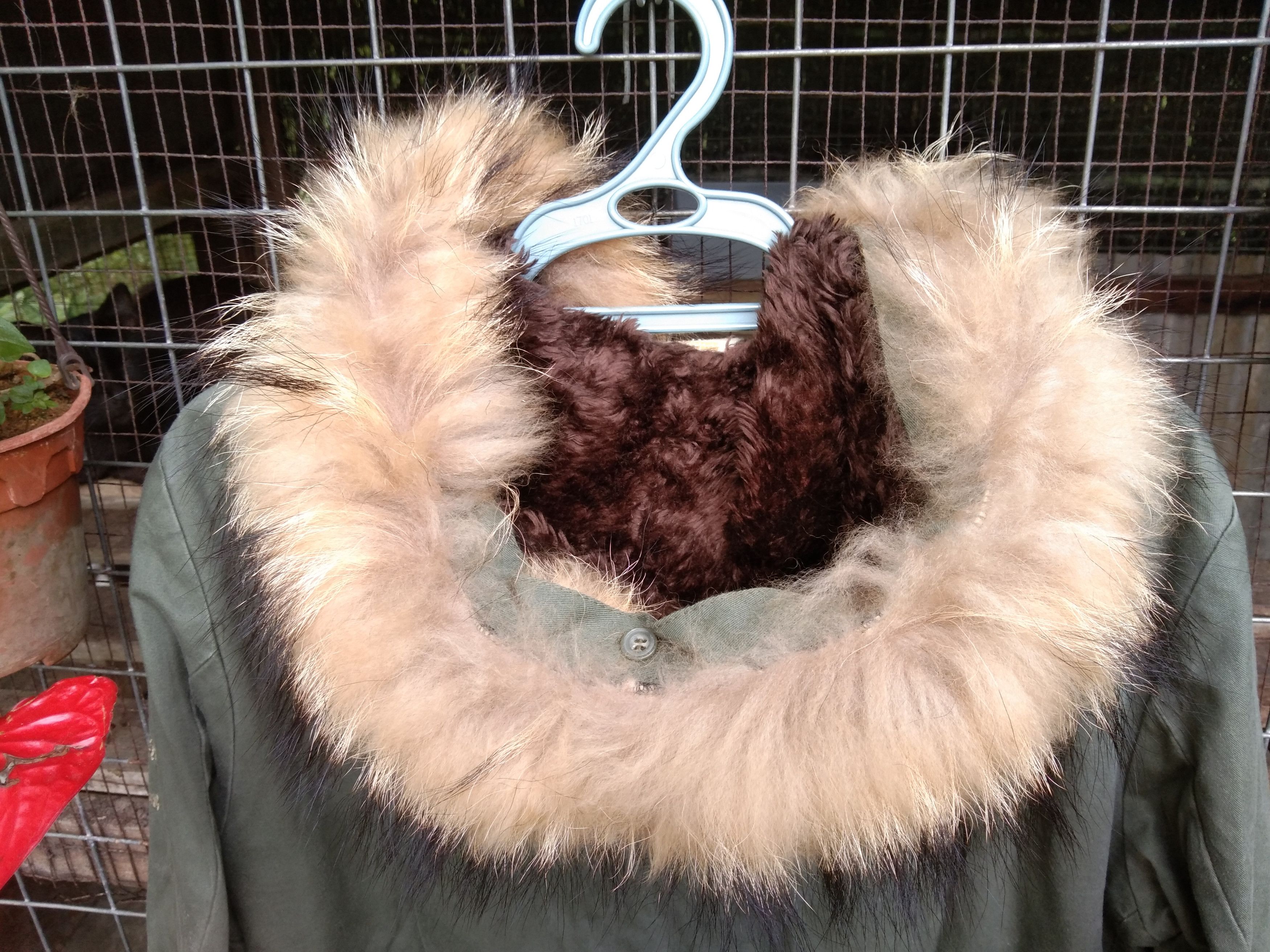 Other VINTAGE SMITH'S AMERICANA FAUX FUR HOODIE JACKET Size US M / EU 48-50 / 2 - 12 Thumbnail