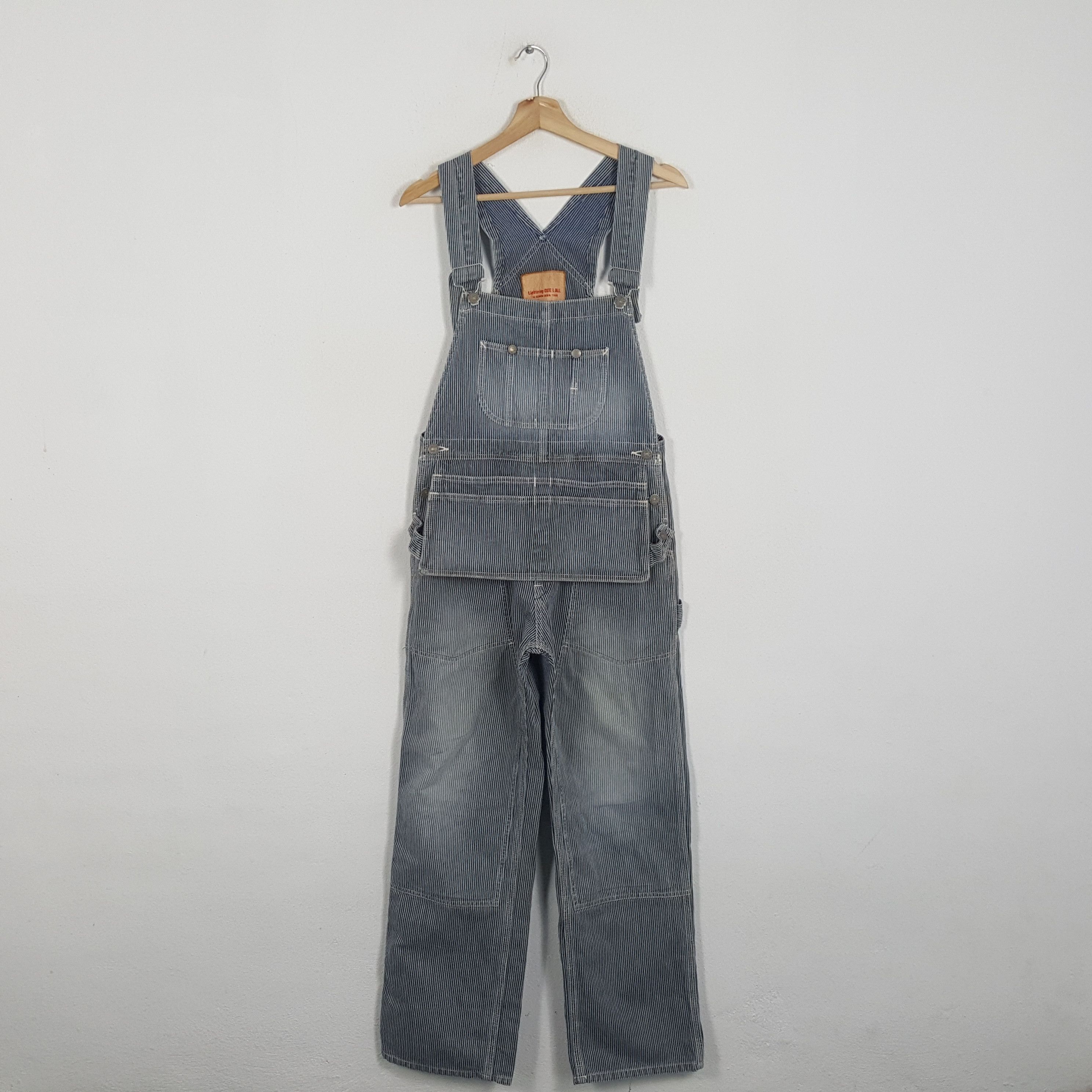 Vintage Vintage LIGHTNING American Style Overall Pants Size US 32 / EU 48 - 1 Thumbnail