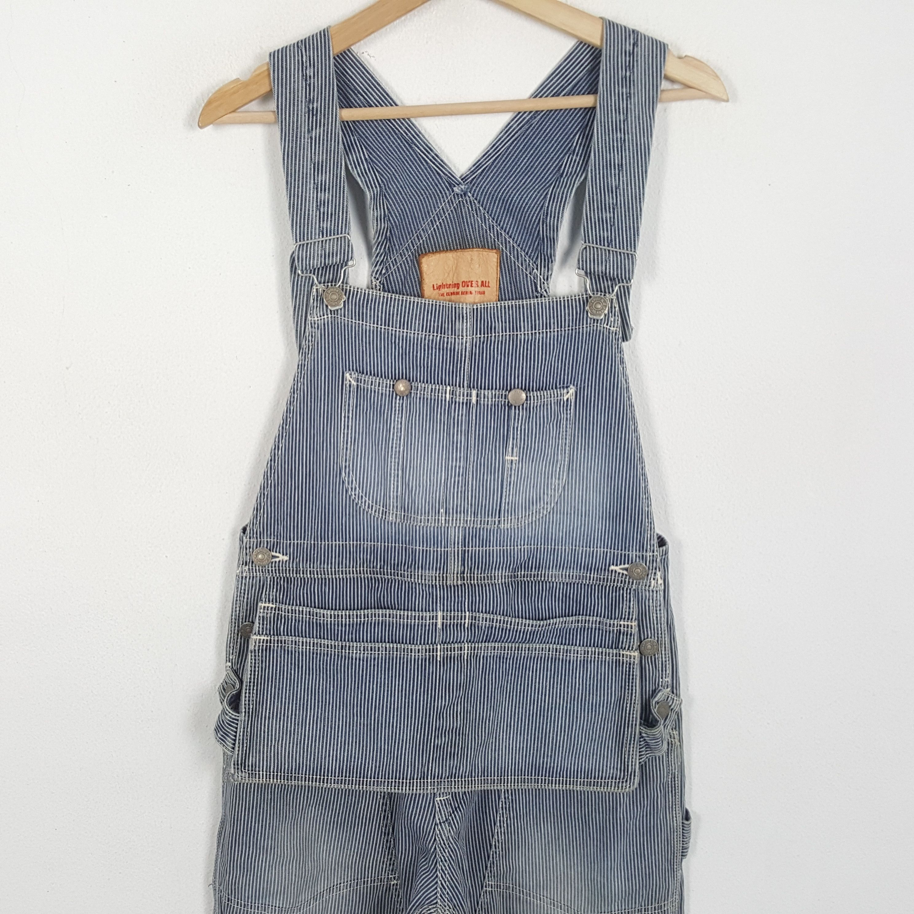 Vintage Vintage LIGHTNING American Style Overall Pants Size US 32 / EU 48 - 2 Thumbnail