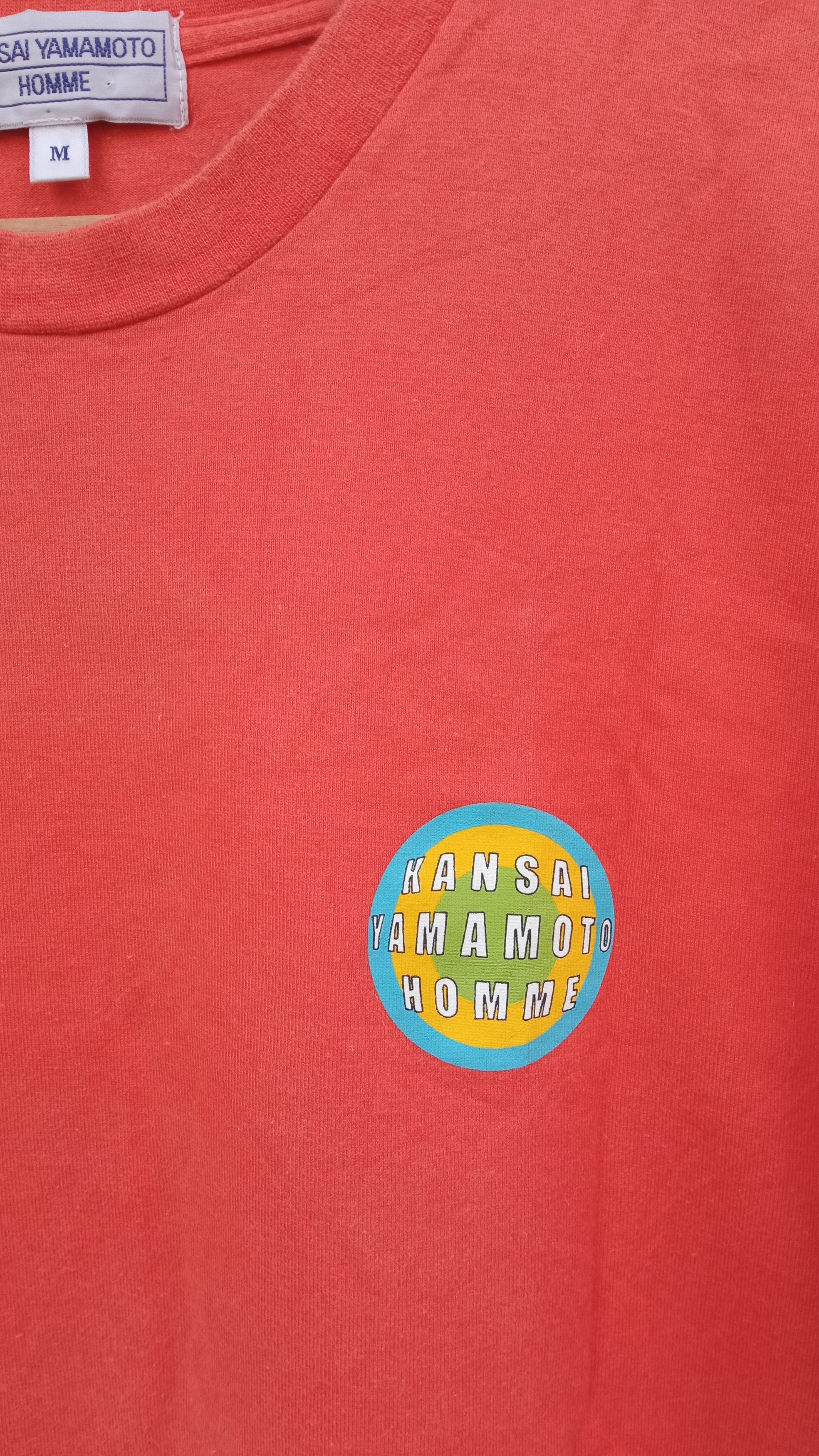 Japanese Brand × Kansai Yamamoto × Vintage 🔥🔥Kansai Yamamoto Homme Spell Out T-Shirt Size US M / EU 48-50 / 2 - 13 Thumbnail