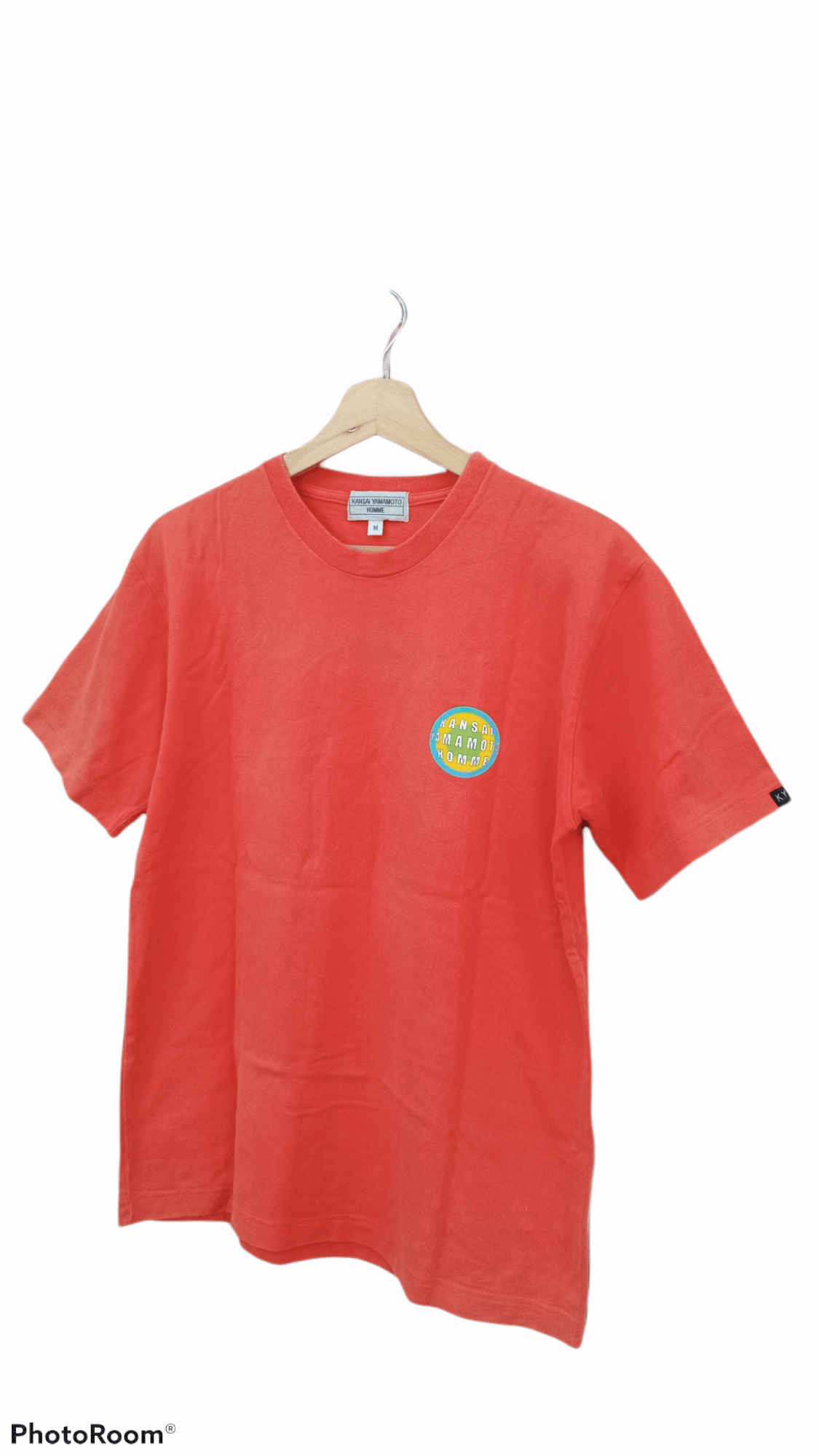 Japanese Brand × Kansai Yamamoto × Vintage 🔥🔥Kansai Yamamoto Homme Spell Out T-Shirt Size US M / EU 48-50 / 2 - 3 Thumbnail