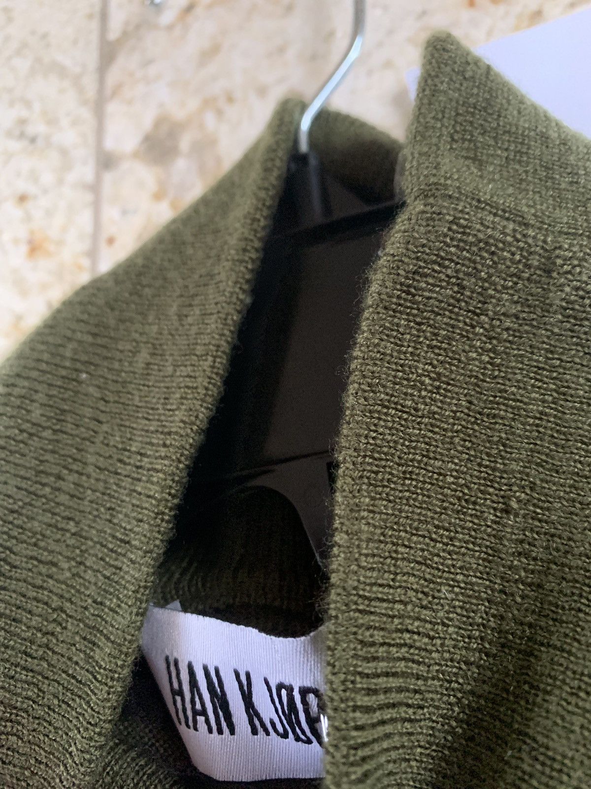 Han Kjobenhavn Strangle Knit in Hunter & Black Size US XXL / EU 58 / 5 - 9 Thumbnail