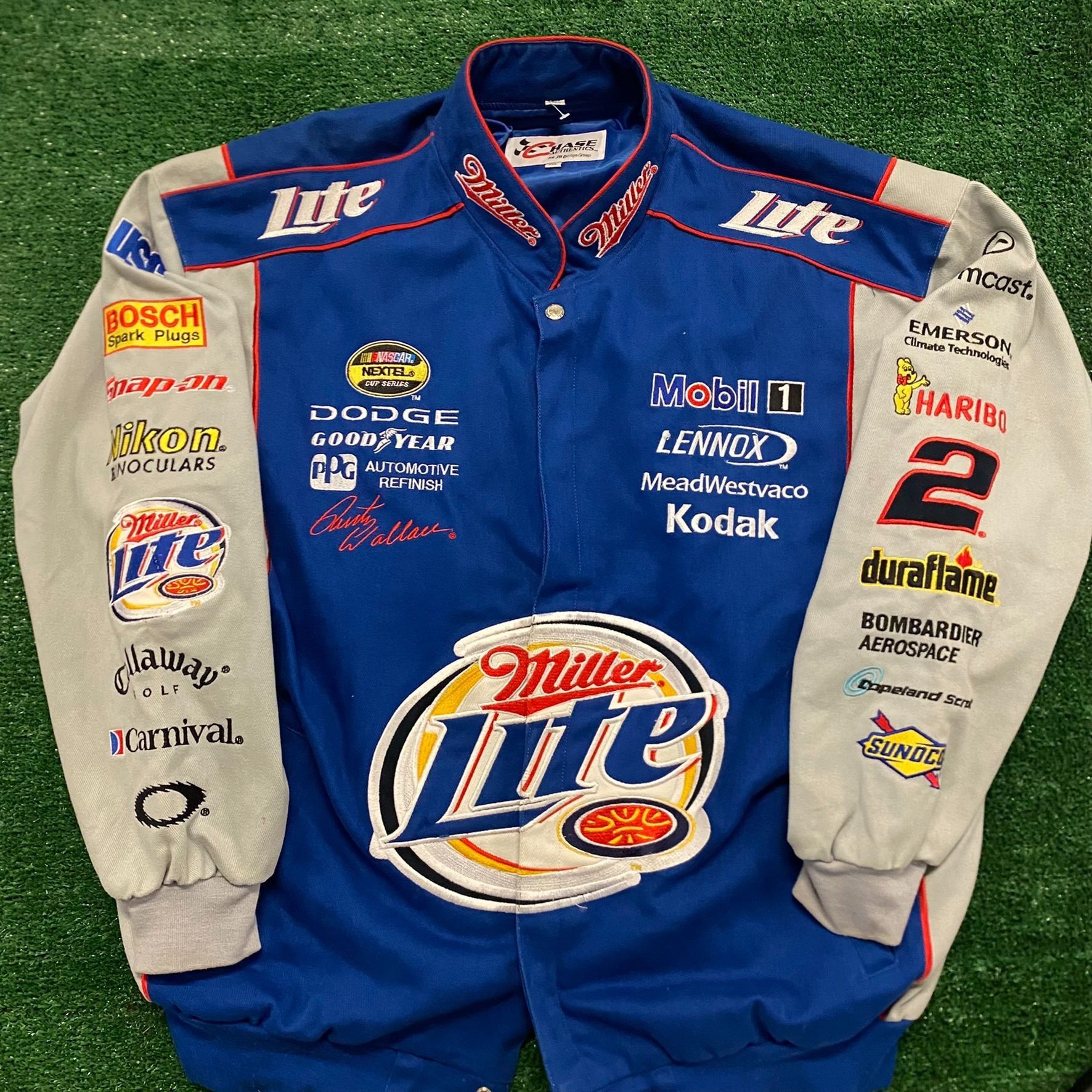 NASCAR Vintage Y2K Essential Miller Beer NASCAR Jacket Size US XXL / EU 58 / 5 - 1 Thumbnail