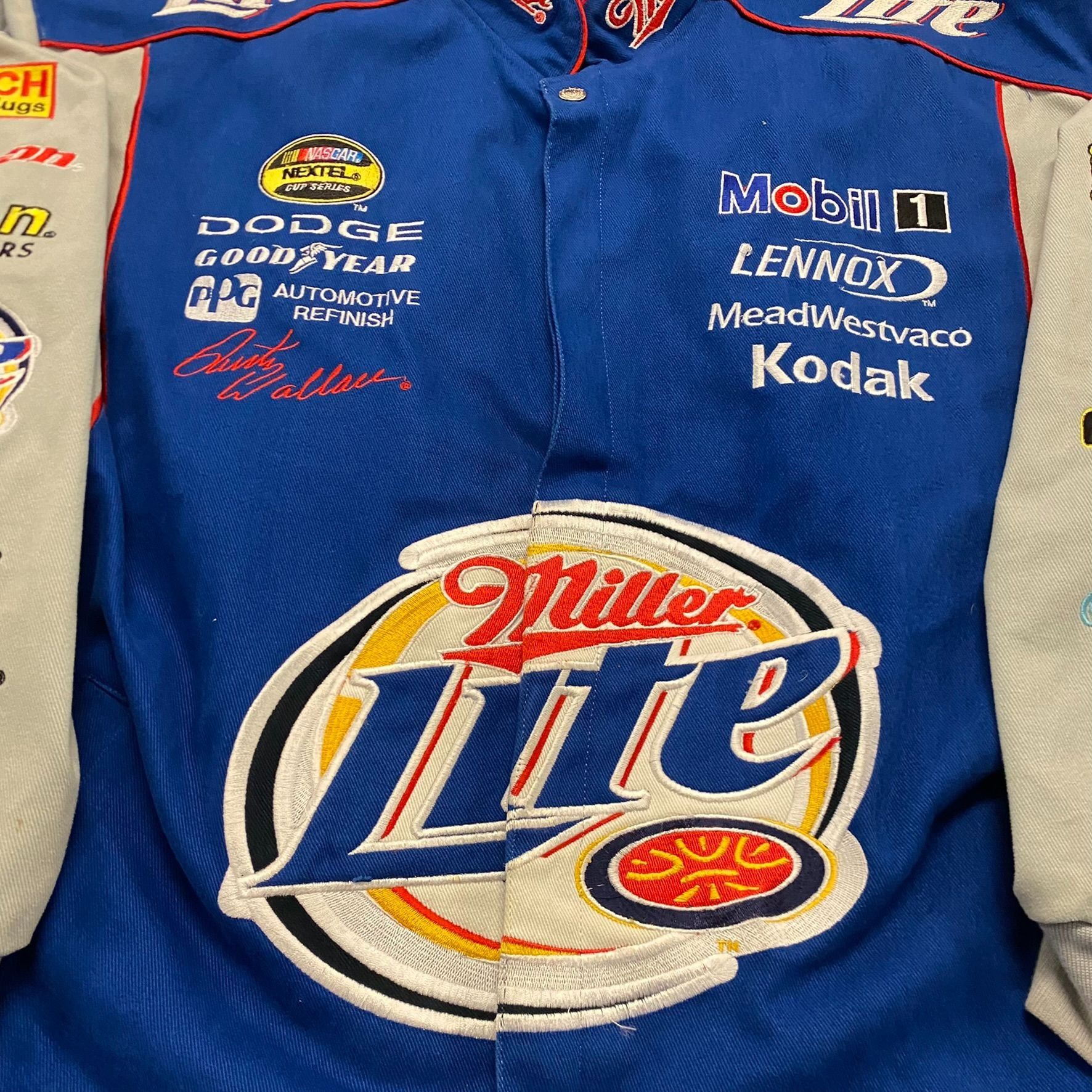 NASCAR Vintage Y2K Essential Miller Beer NASCAR Jacket Size US XXL / EU 58 / 5 - 2 Thumbnail