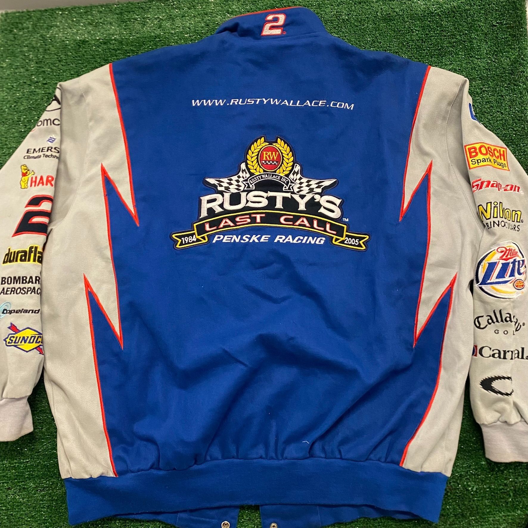 NASCAR Vintage Y2K Essential Miller Beer NASCAR Jacket Size US XXL / EU 58 / 5 - 8 Thumbnail