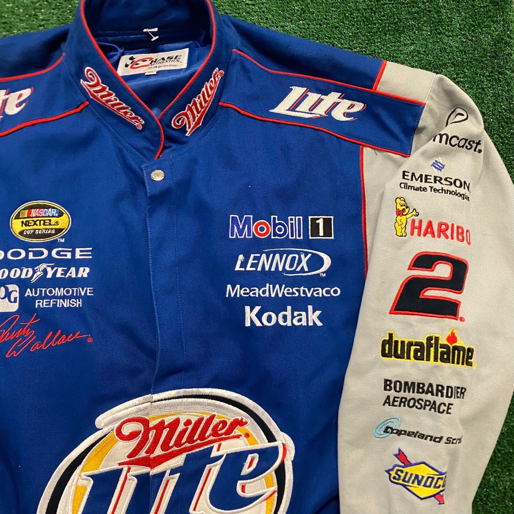 NASCAR Vintage Y2K Essential Miller Beer NASCAR Jacket Size US XXL / EU 58 / 5 - 5 Thumbnail