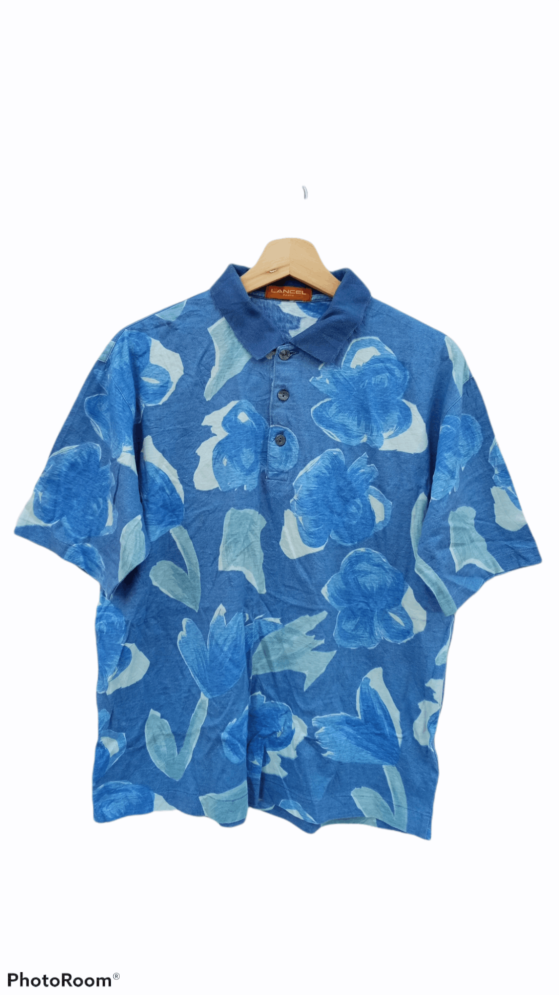 Japanese Brand × Lancel × Vintage 🔥🔥Vintage Lancel Full Print Floral Motive Polo T-Shirt Size US M / EU 48-50 / 2 - 1 Thumbnail