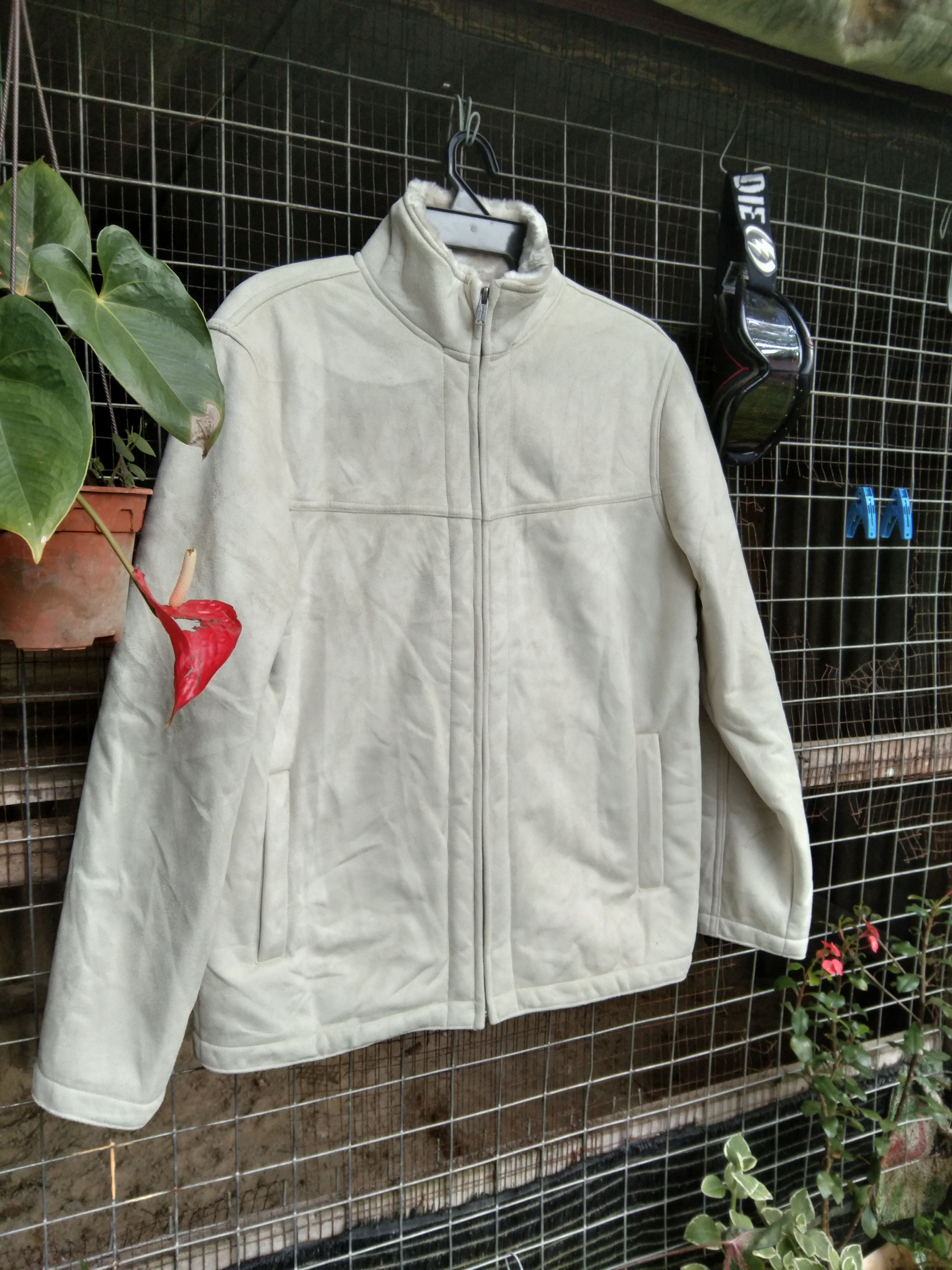 image of Airwalk Zipper Jacket With Faux Fur Lining, Men's (Size Medium)