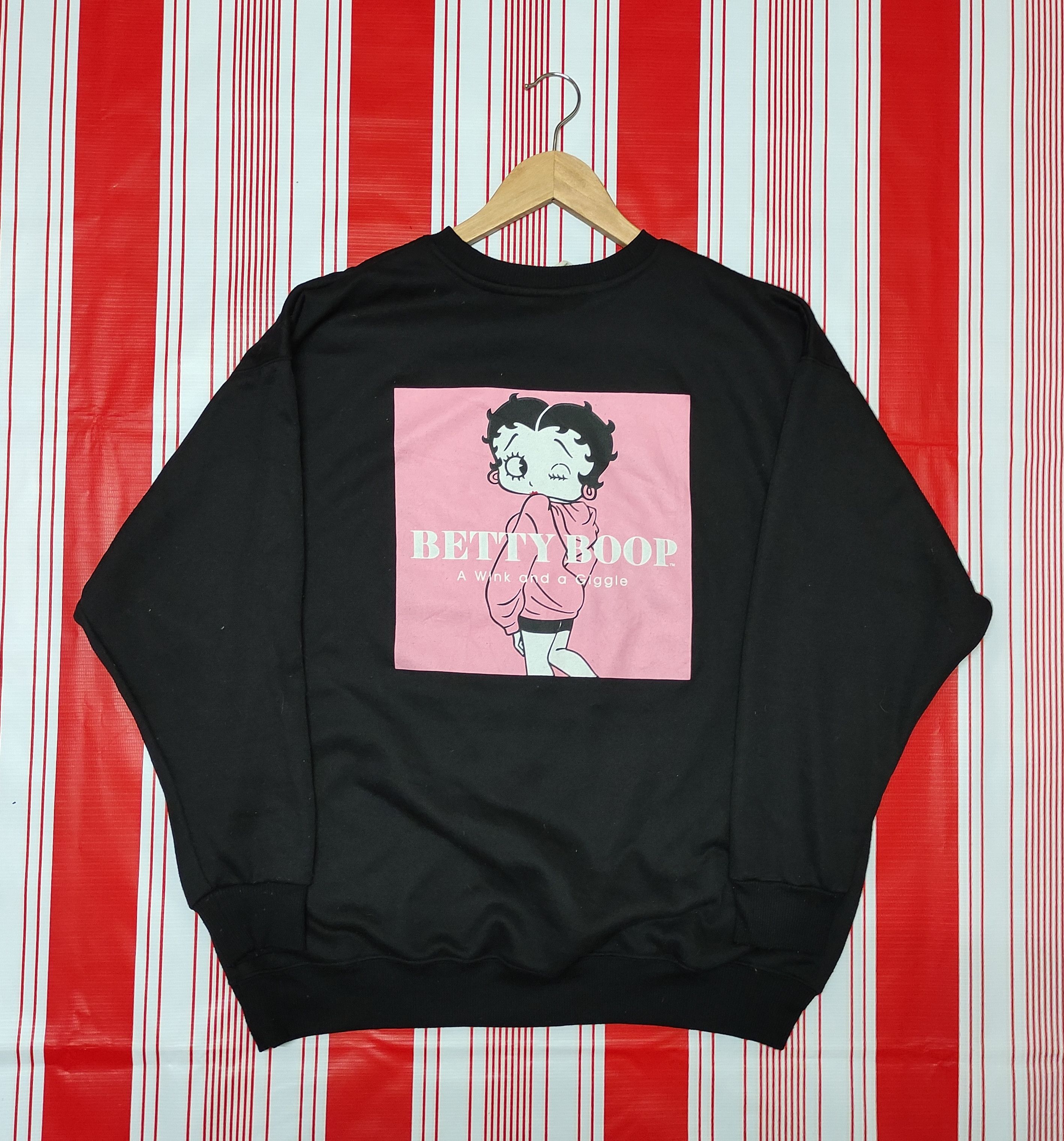 Cartoon Network × Japanese Brand Vintage Denifits X Betty Boop sweatshirt Size US L / EU 52-54 / 3 - 1 Thumbnail